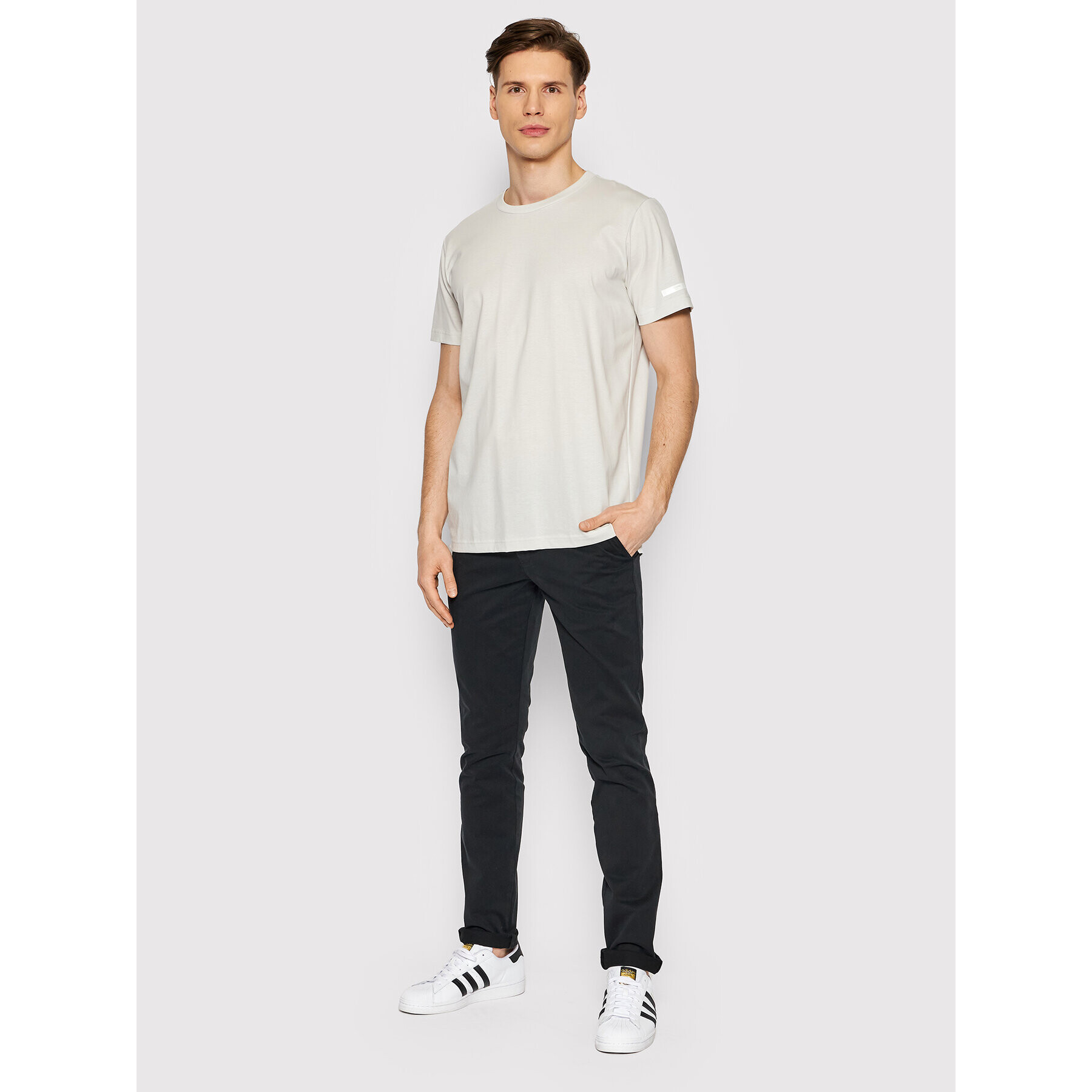 Jack&Jones PREMIUM Тишърт Commute 12204869 Бежов Regular Fit - Pepit.bg