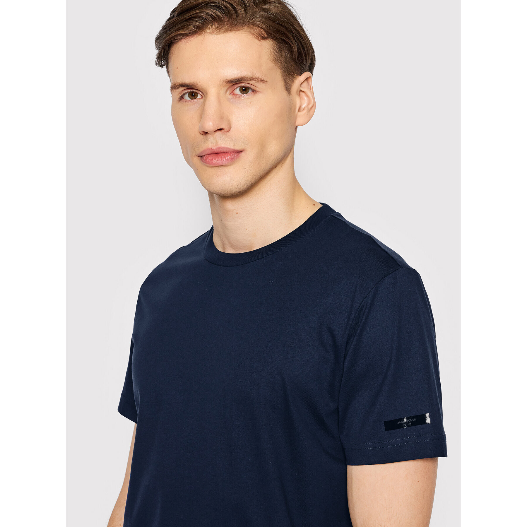 Jack&Jones PREMIUM Тишърт Commute 12204869 Тъмносин Regular Fit - Pepit.bg