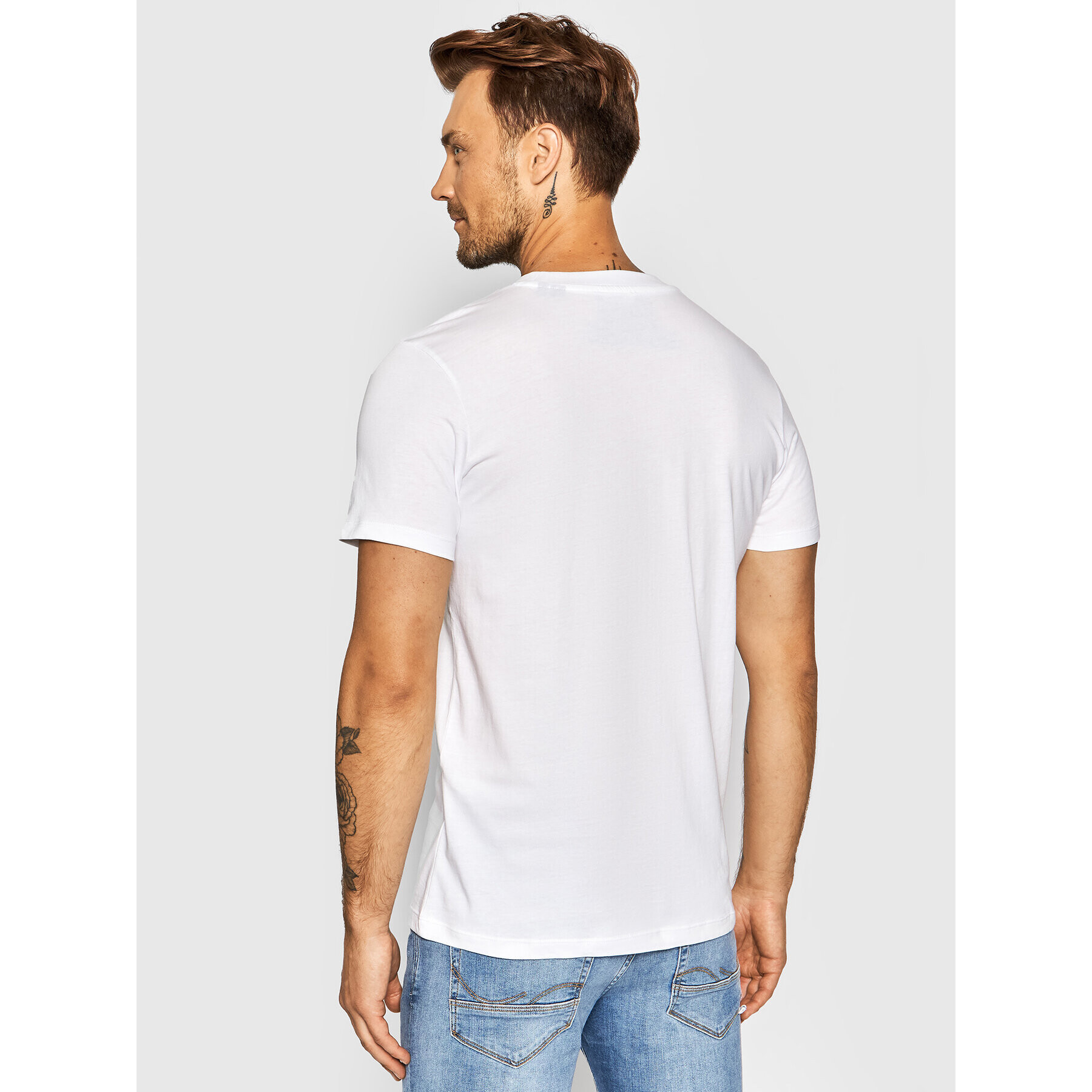 Jack&Jones PREMIUM Тишърт Landon 12191308 Бял Regular Fit - Pepit.bg