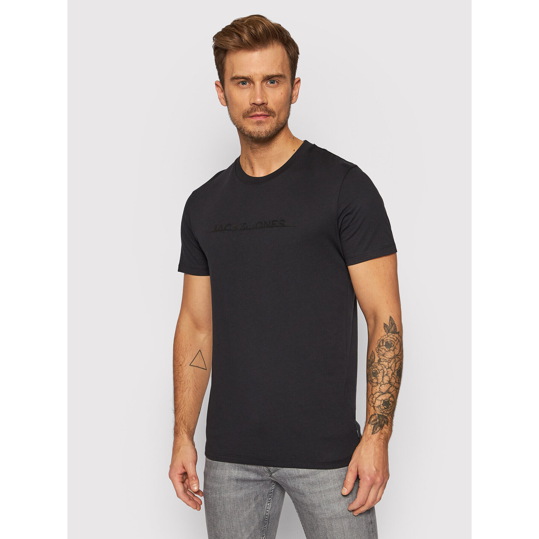 Jack&Jones PREMIUM Тишърт Logo 12197600 Черен Regular Fit - Pepit.bg