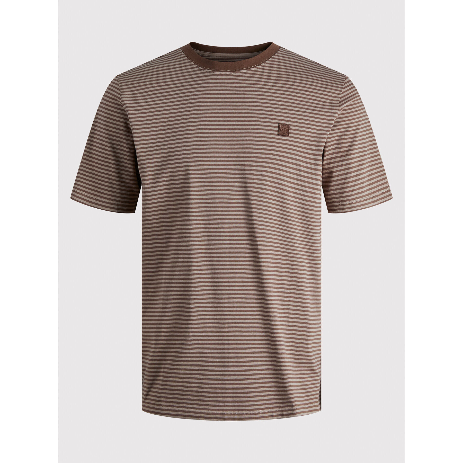 Jack&Jones PREMIUM Тишърт Studio 12188043 Кафяв Regular Fit - Pepit.bg