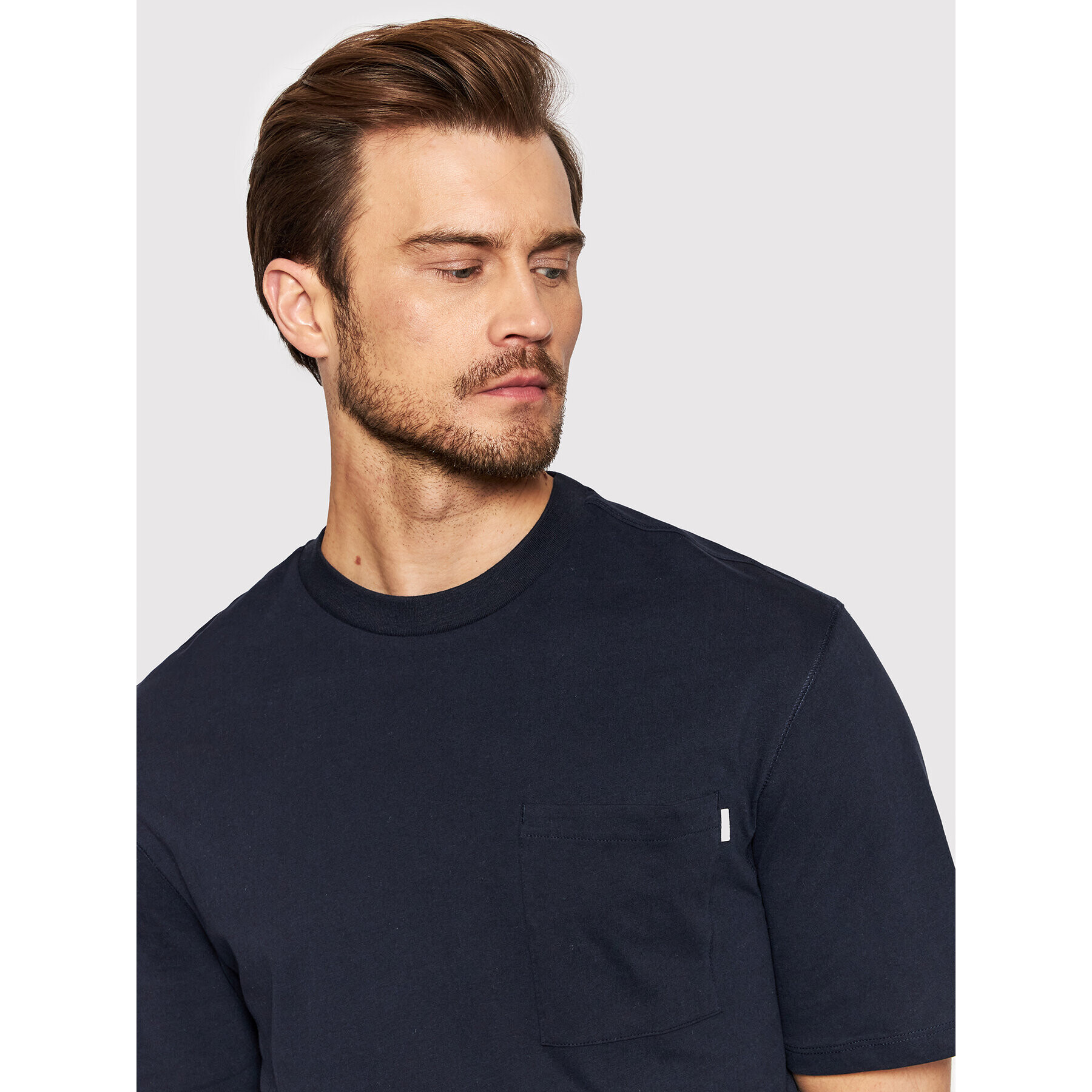 Jack&Jones PREMIUM Тишърт Warren 12199243 Тъмносин Loose Fit - Pepit.bg