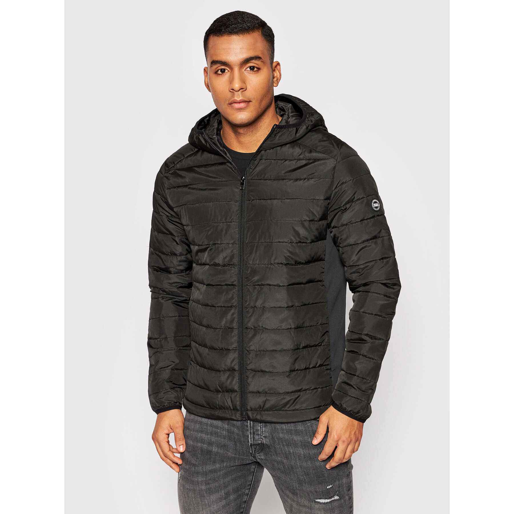 Jack&Jones Пухено яке Ace Spring 12200419 Черен Regular Fit - Pepit.bg