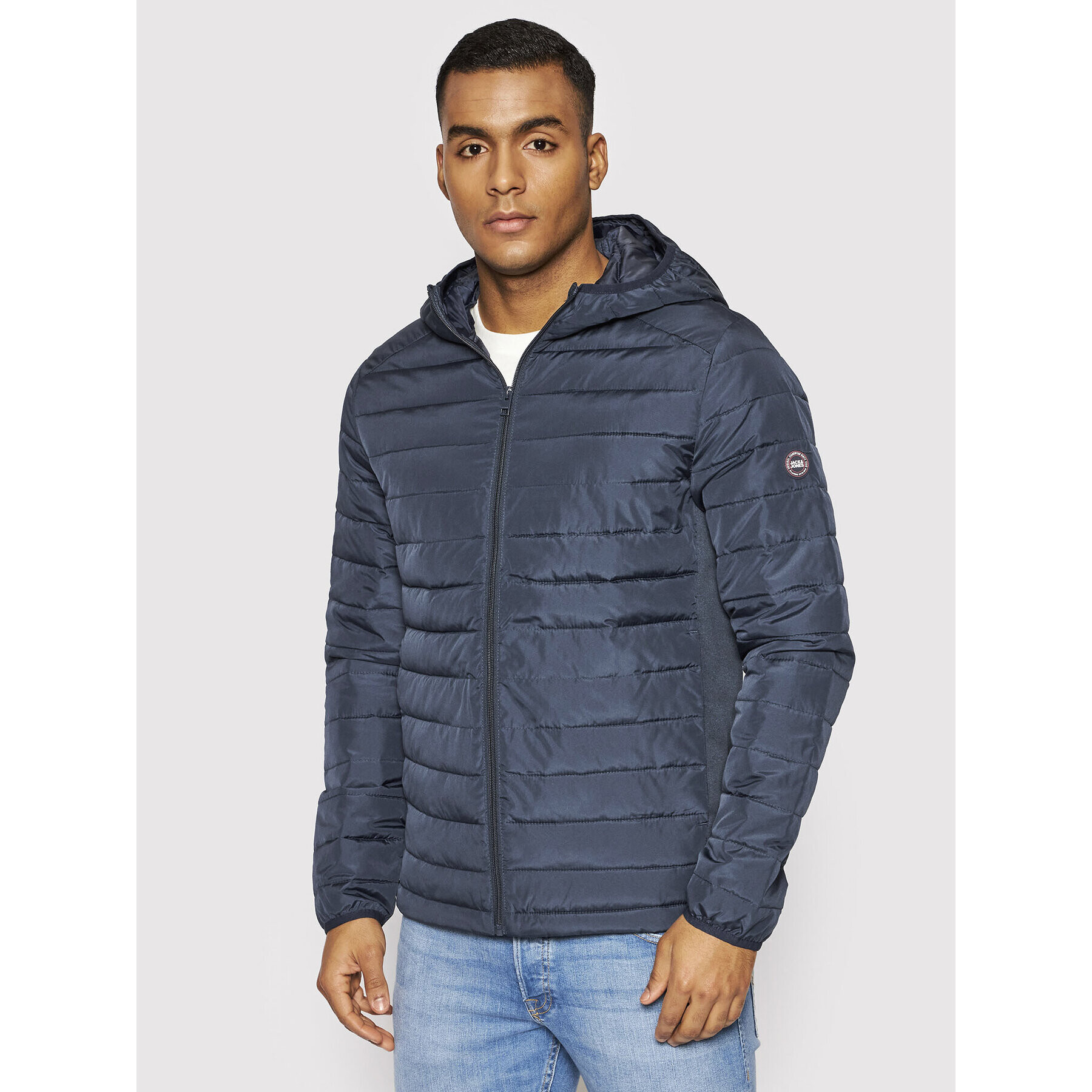 Jack&Jones Пухено яке Ace Spring 12200419 Тъмносин Regular Fit - Pepit.bg