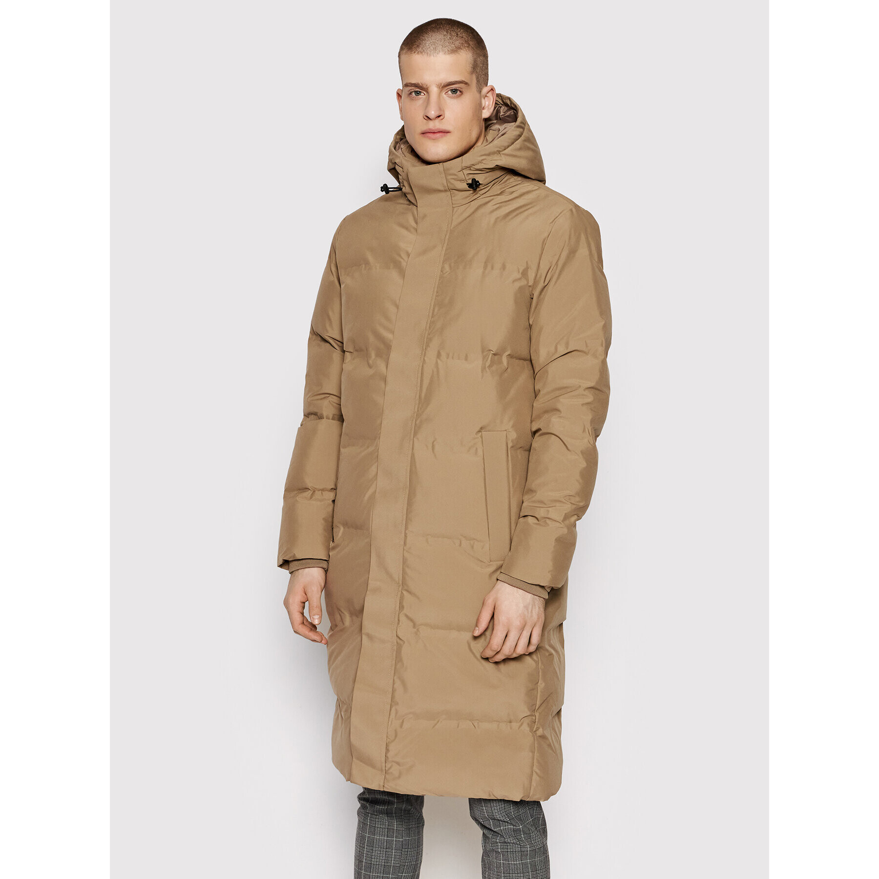 Jack&Jones Пухено яке Blashade 12199317 Бежов Regular Fit - Pepit.bg