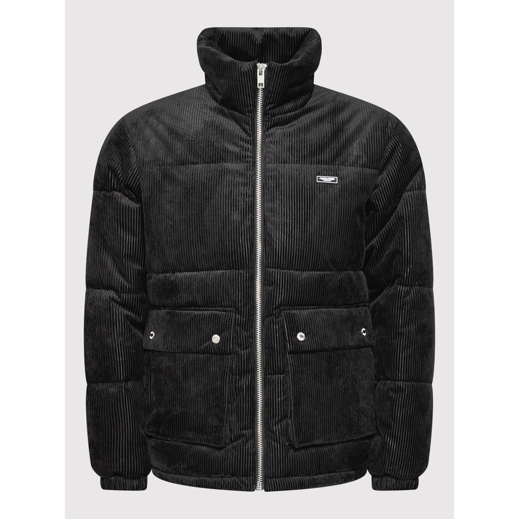 Jack&Jones Пухено яке Caden 12198180 Черен Regular Fit - Pepit.bg