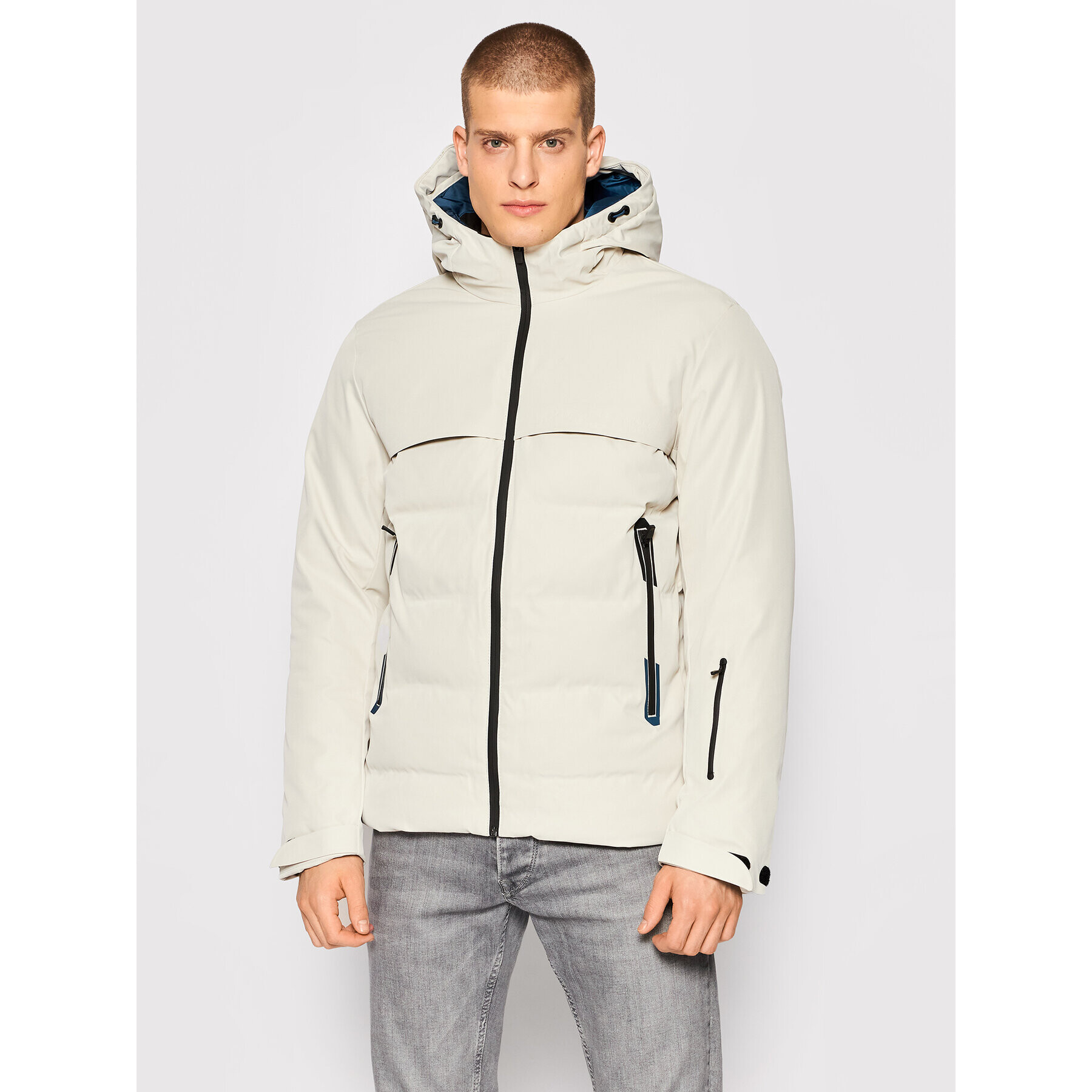 Jack&Jones Пухено яке Darwin 12193195 Бежов Regular Fit - Pepit.bg