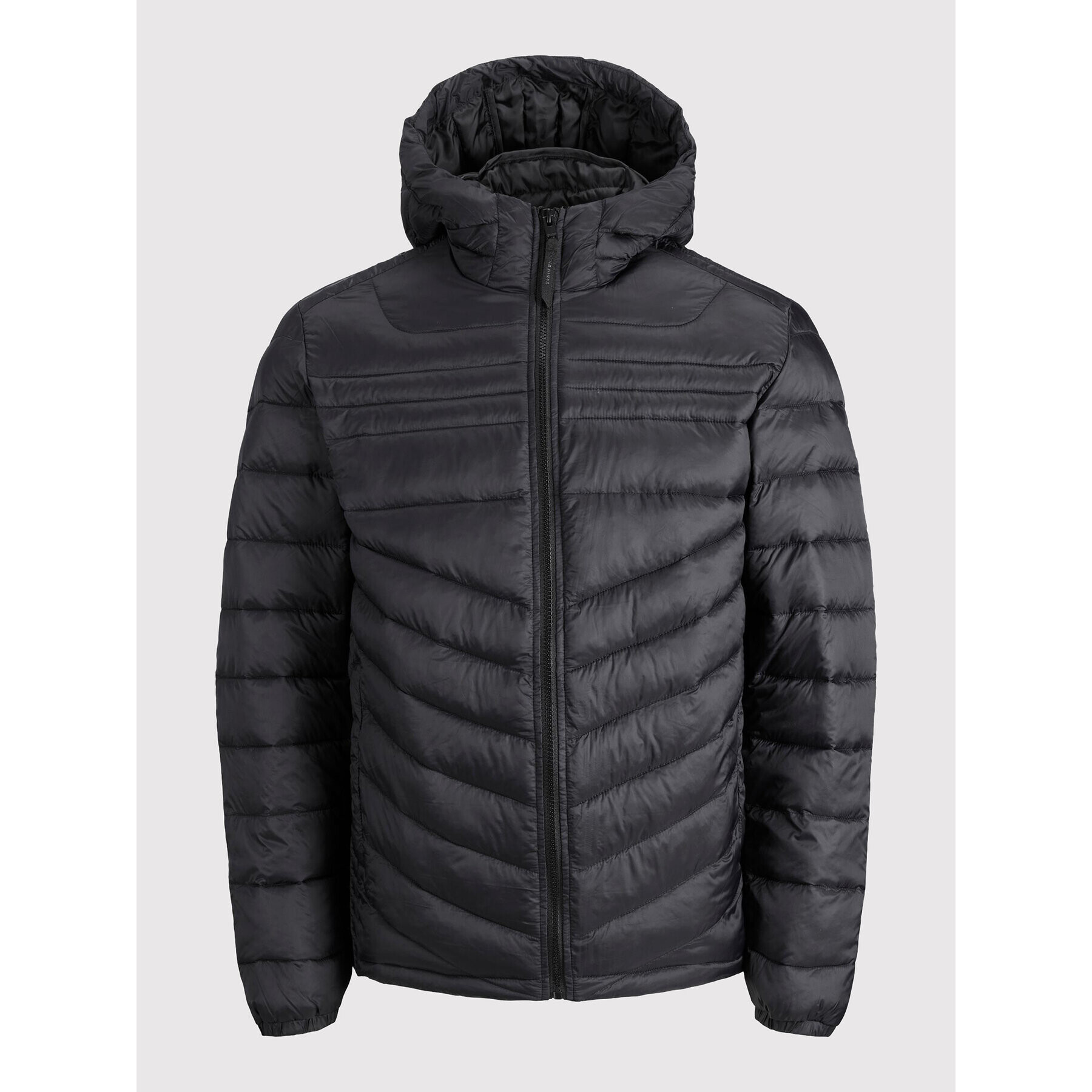 Jack&Jones Пухено яке Hero 12211785 Черен Regular Fit - Pepit.bg