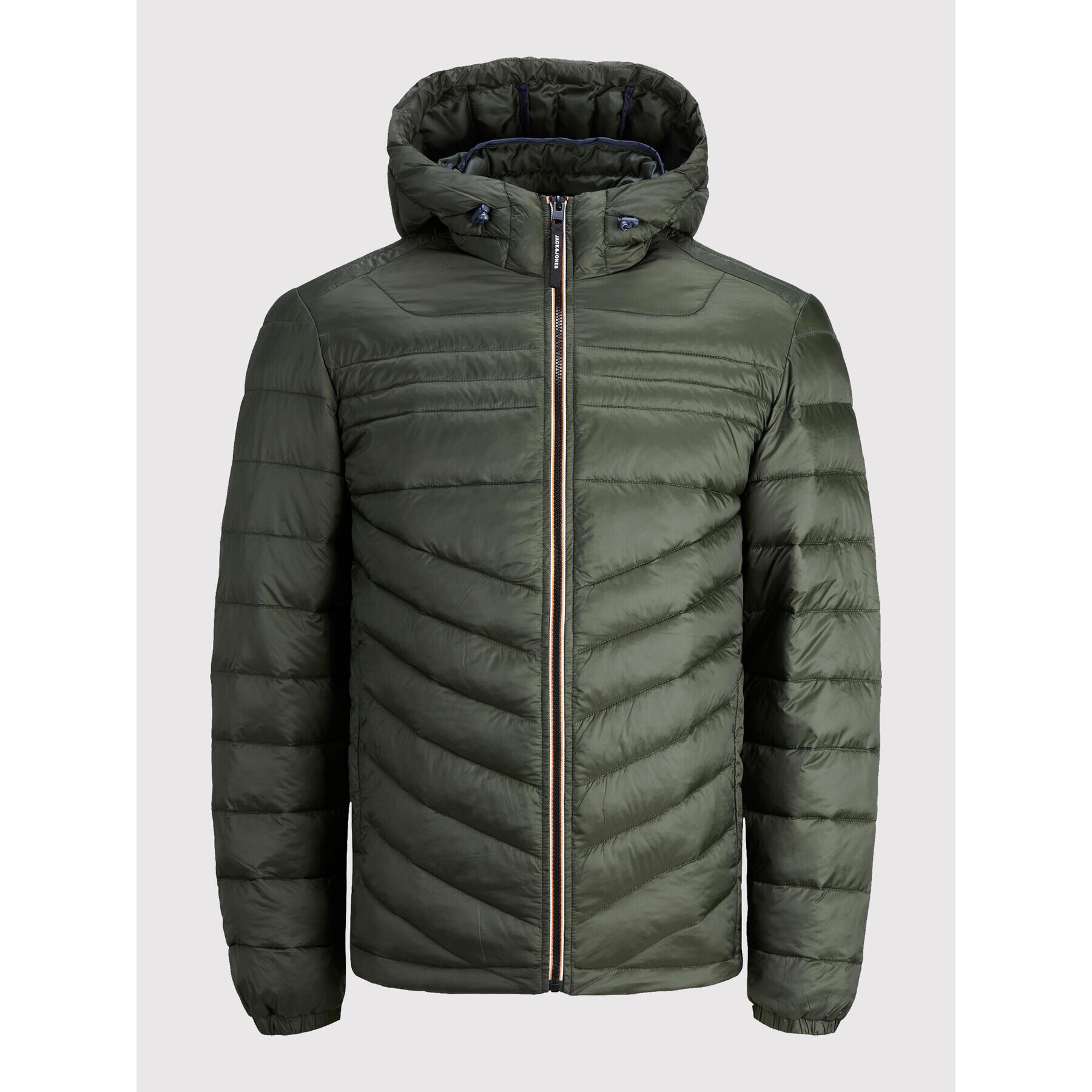 Jack&Jones Пухено яке Hero 12211785 Зелен Regular Fit - Pepit.bg