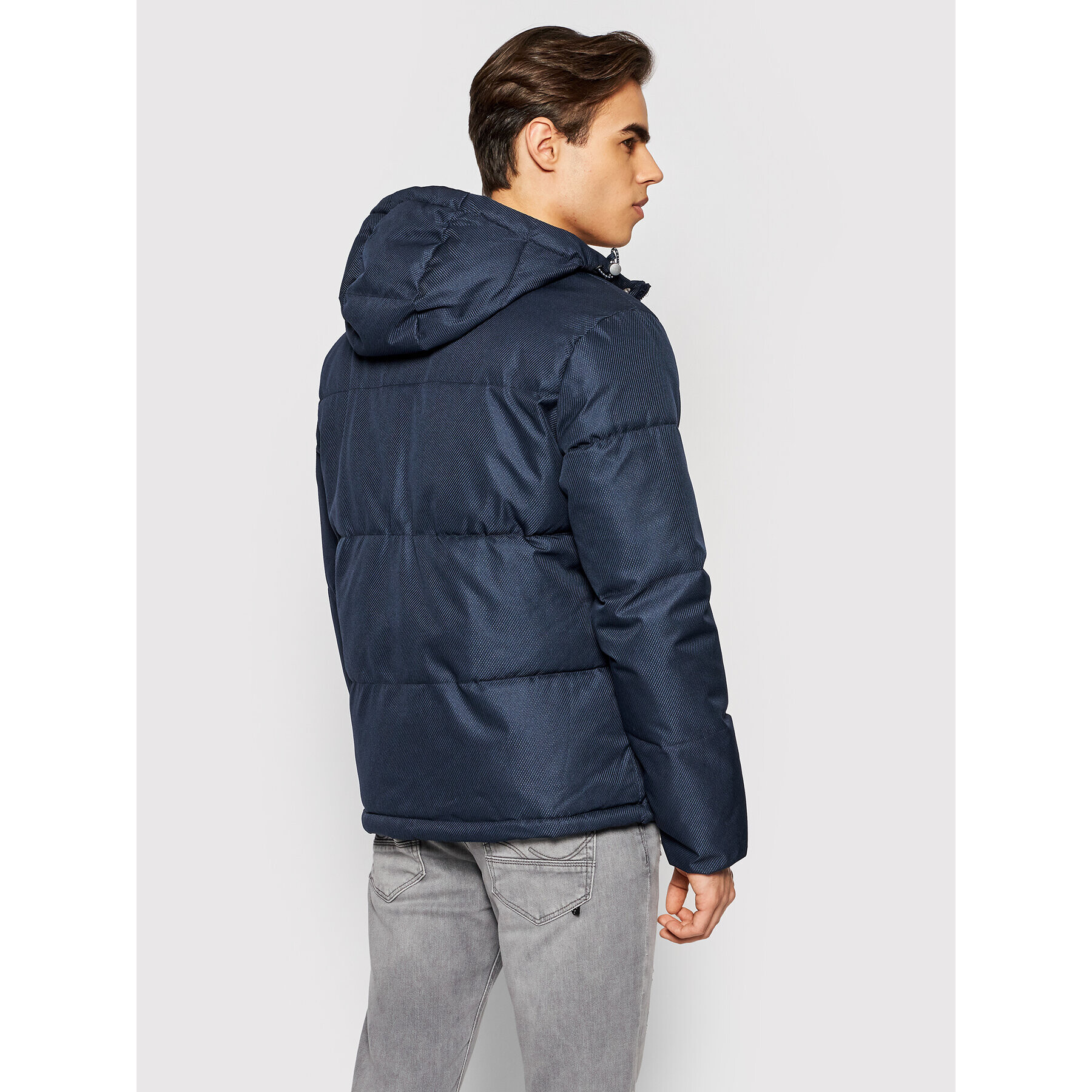 Jack&Jones Пухено яке Newport 12192676 Тъмносин Regular Fit - Pepit.bg