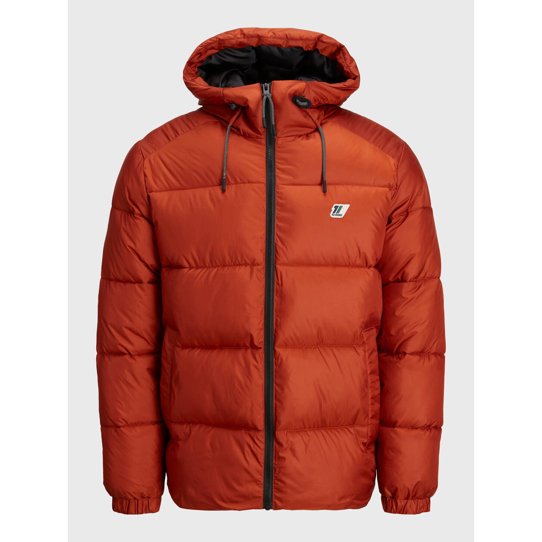 Jack&Jones Пухено яке Slope 12215147 Оранжев Regular Fit - Pepit.bg