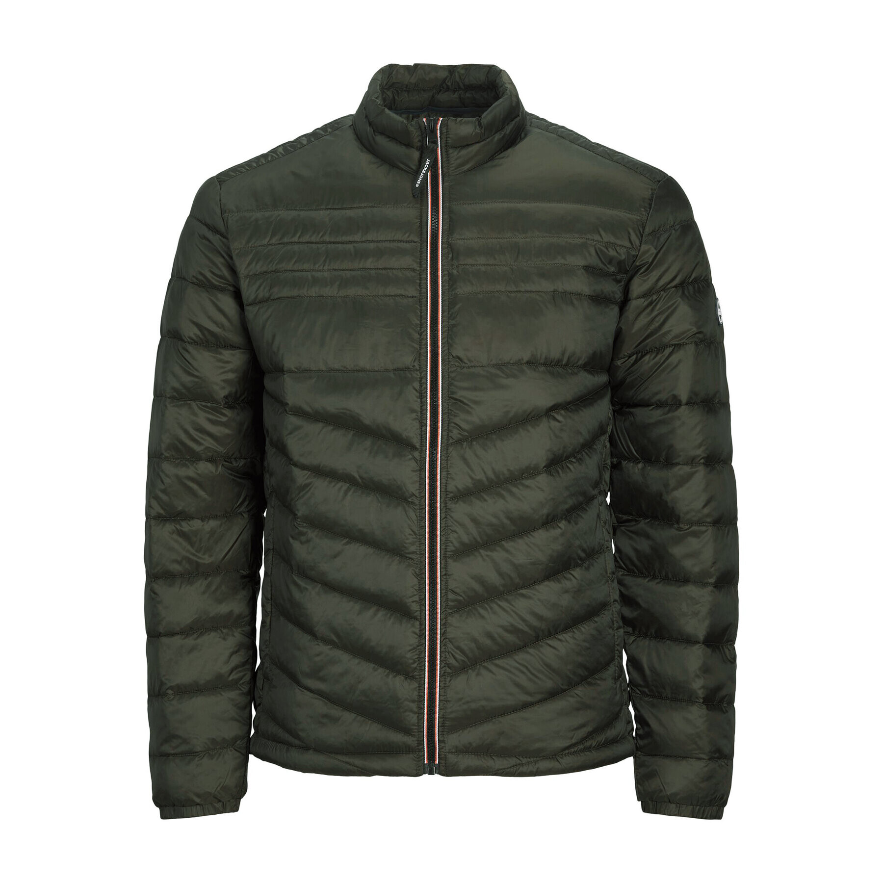 Jack&Jones Пухено яке Hero 12211788 Зелен Regular Fit - Pepit.bg