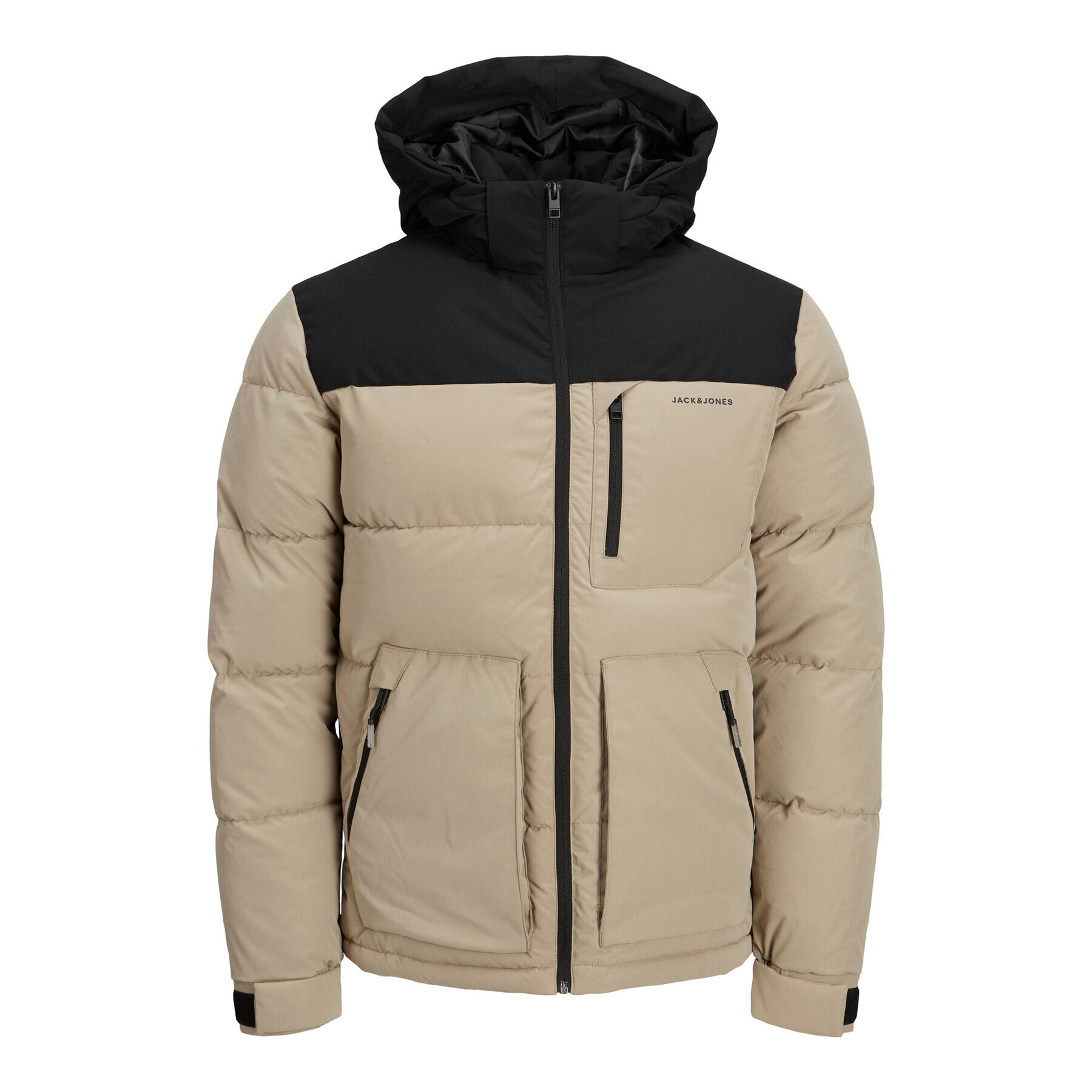 Jack&Jones Пухено яке Otto 12214648 Бежов Regular Fit - Pepit.bg