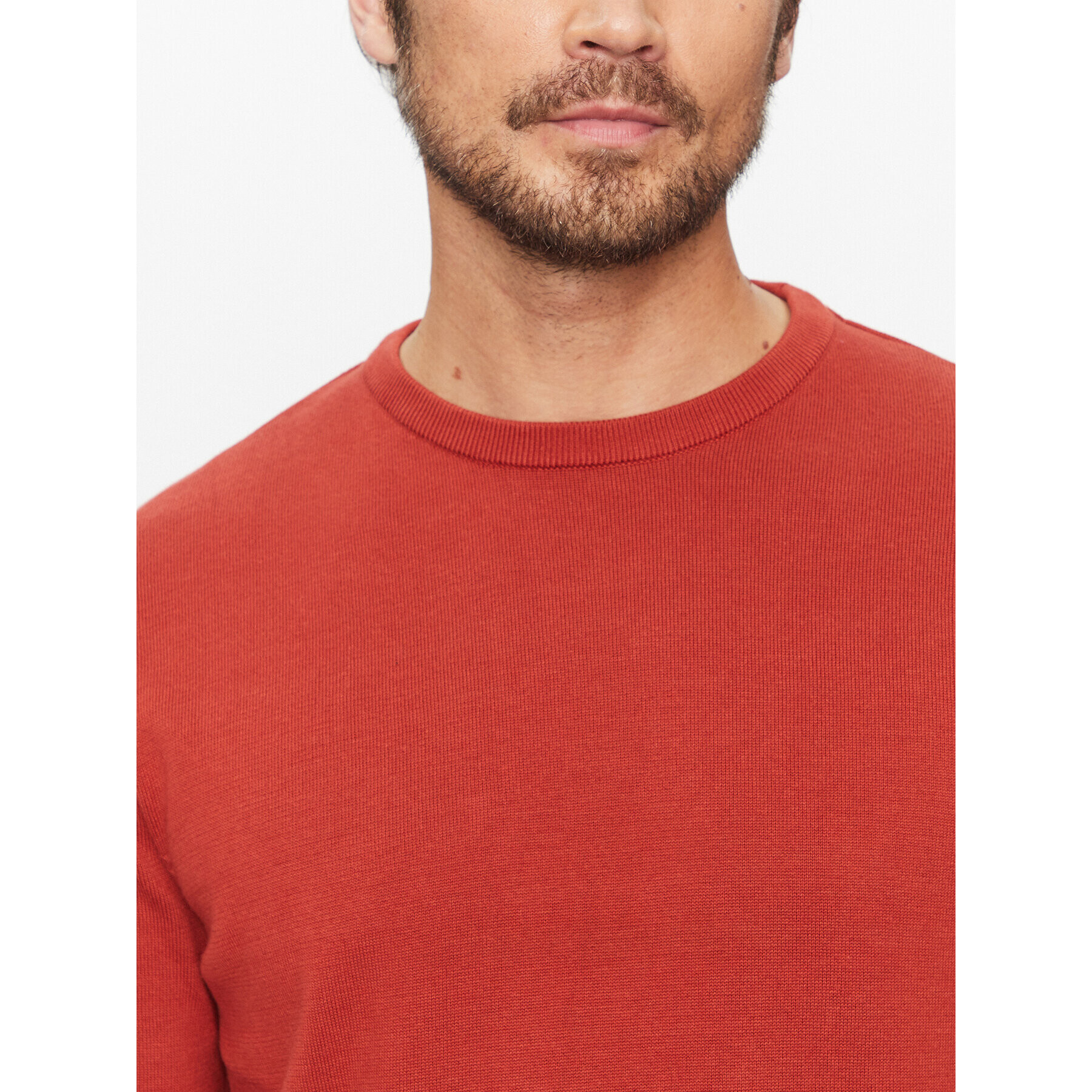 Jack&Jones Пуловер 12137190 Червен Regular Fit - Pepit.bg