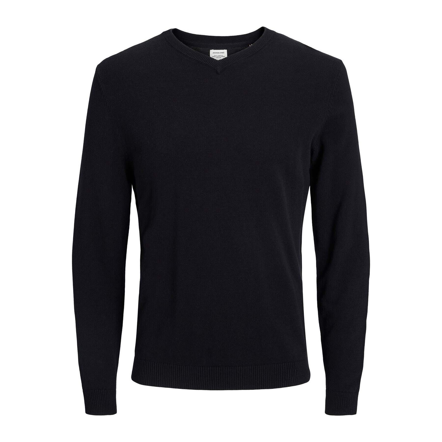 Jack&Jones Пуловер 12137194 Черен Regular Fit - Pepit.bg