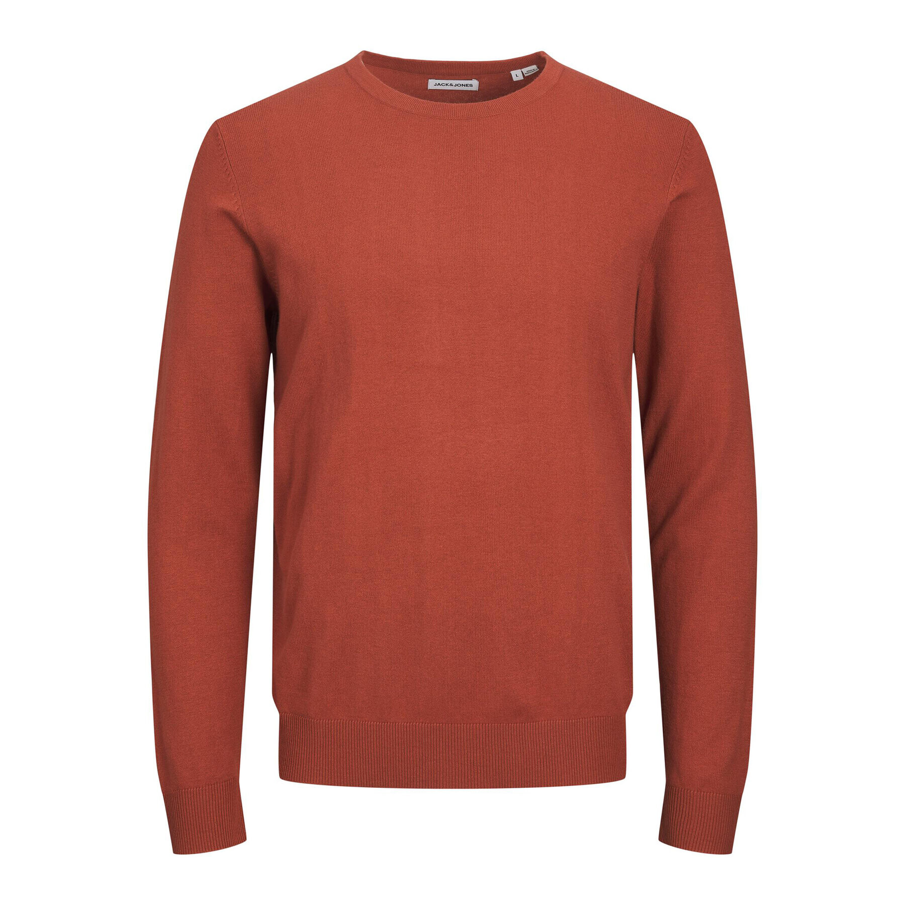 Jack&Jones Пуловер 12208364 Оранжев Regular Fit - Pepit.bg