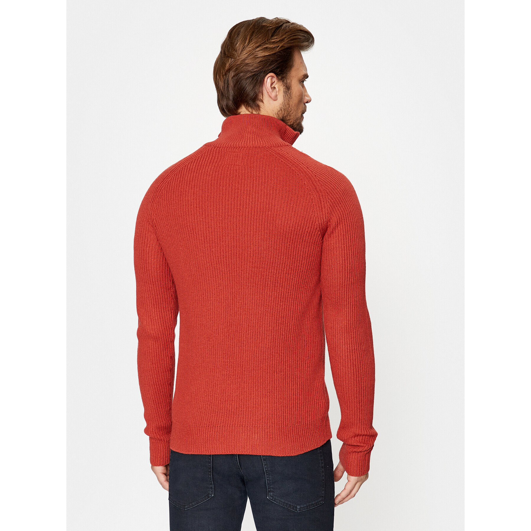 Jack&Jones Пуловер 12236308 Червен Regular Fit - Pepit.bg