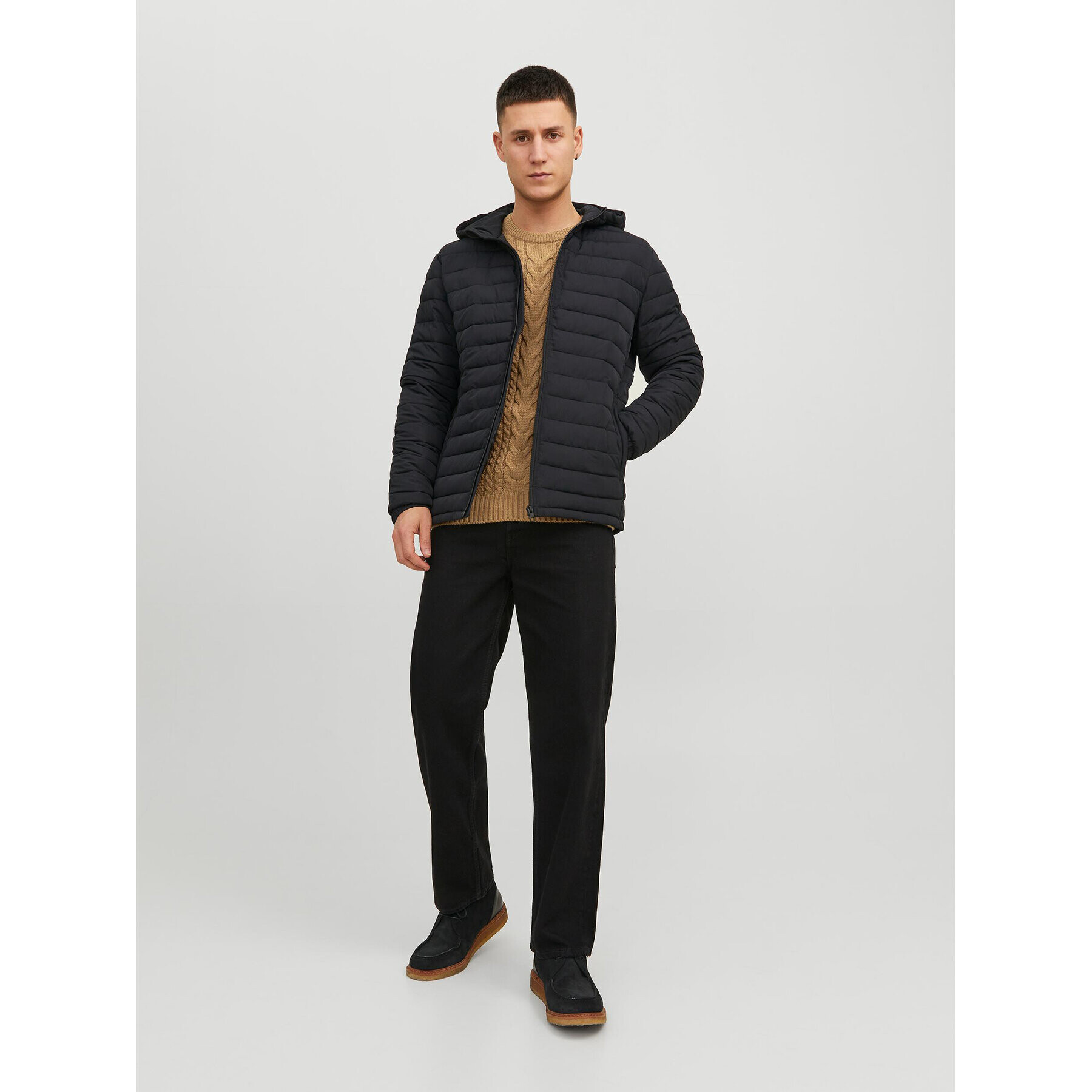 Jack&Jones Пуловер 12236314 Бежов Regular Fit - Pepit.bg