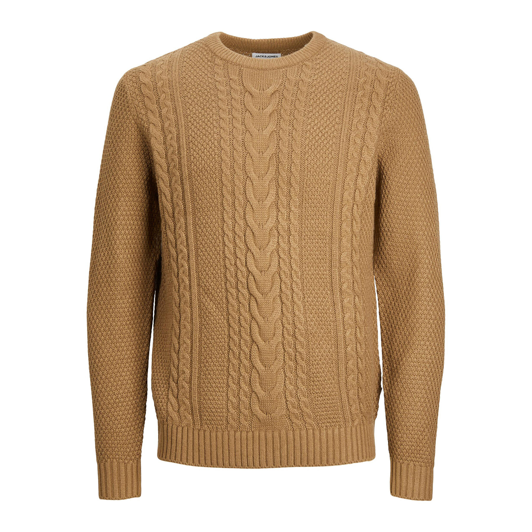 Jack&Jones Пуловер 12236314 Бежов Regular Fit - Pepit.bg