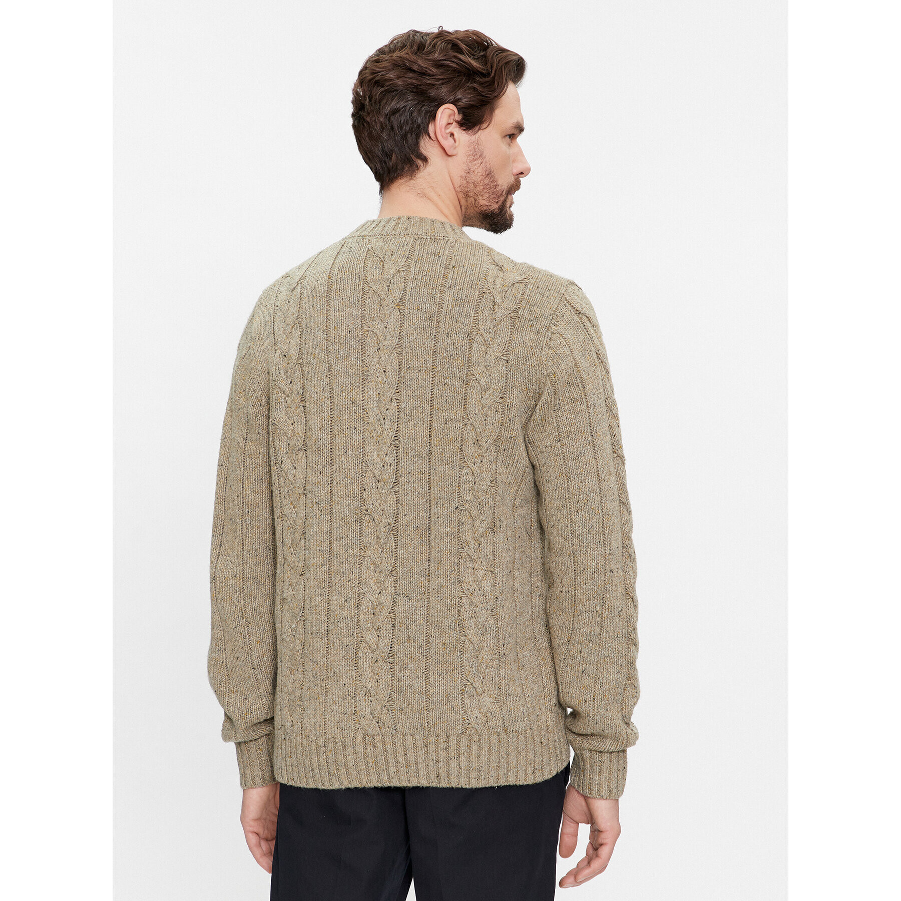 Jack&Jones Пуловер 12247818 Бежов Regular Fit - Pepit.bg