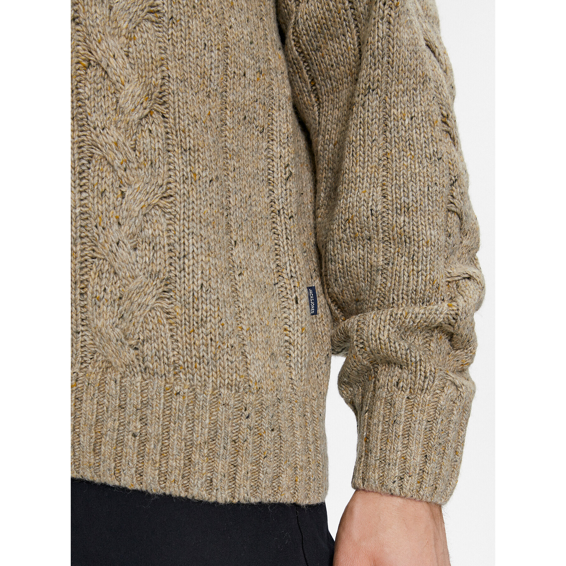 Jack&Jones Пуловер 12247818 Бежов Regular Fit - Pepit.bg