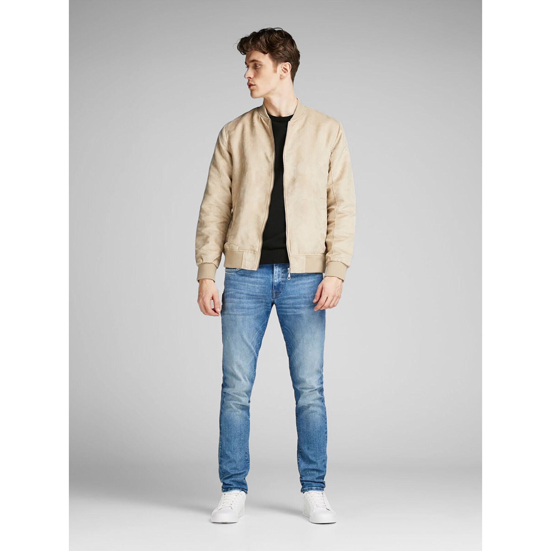 Jack&Jones Пуловер Basic 12137190 Черен Regular Fit - Pepit.bg