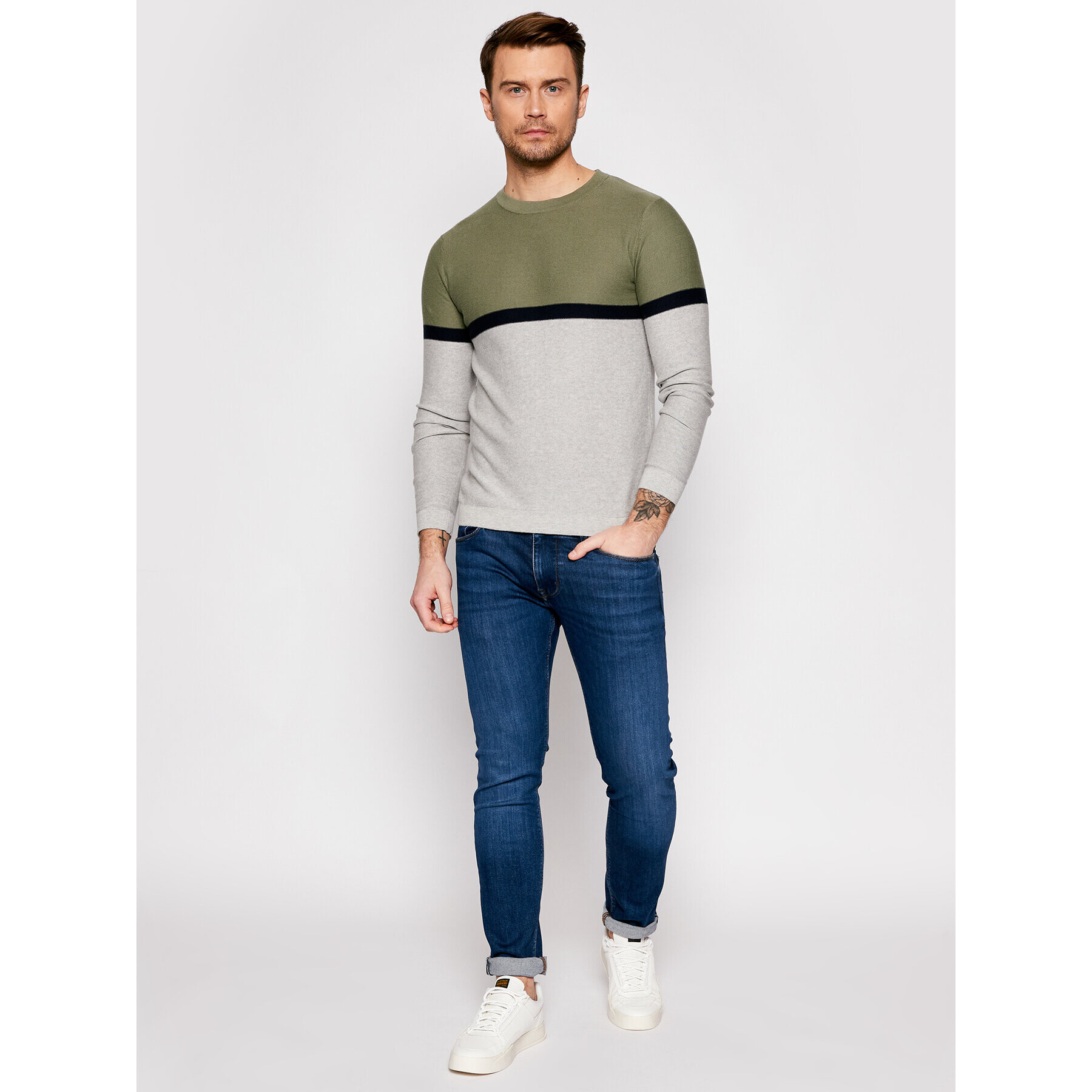 Jack&Jones Пуловер Braze Knit 12184952 Цветен Regular Fit - Pepit.bg