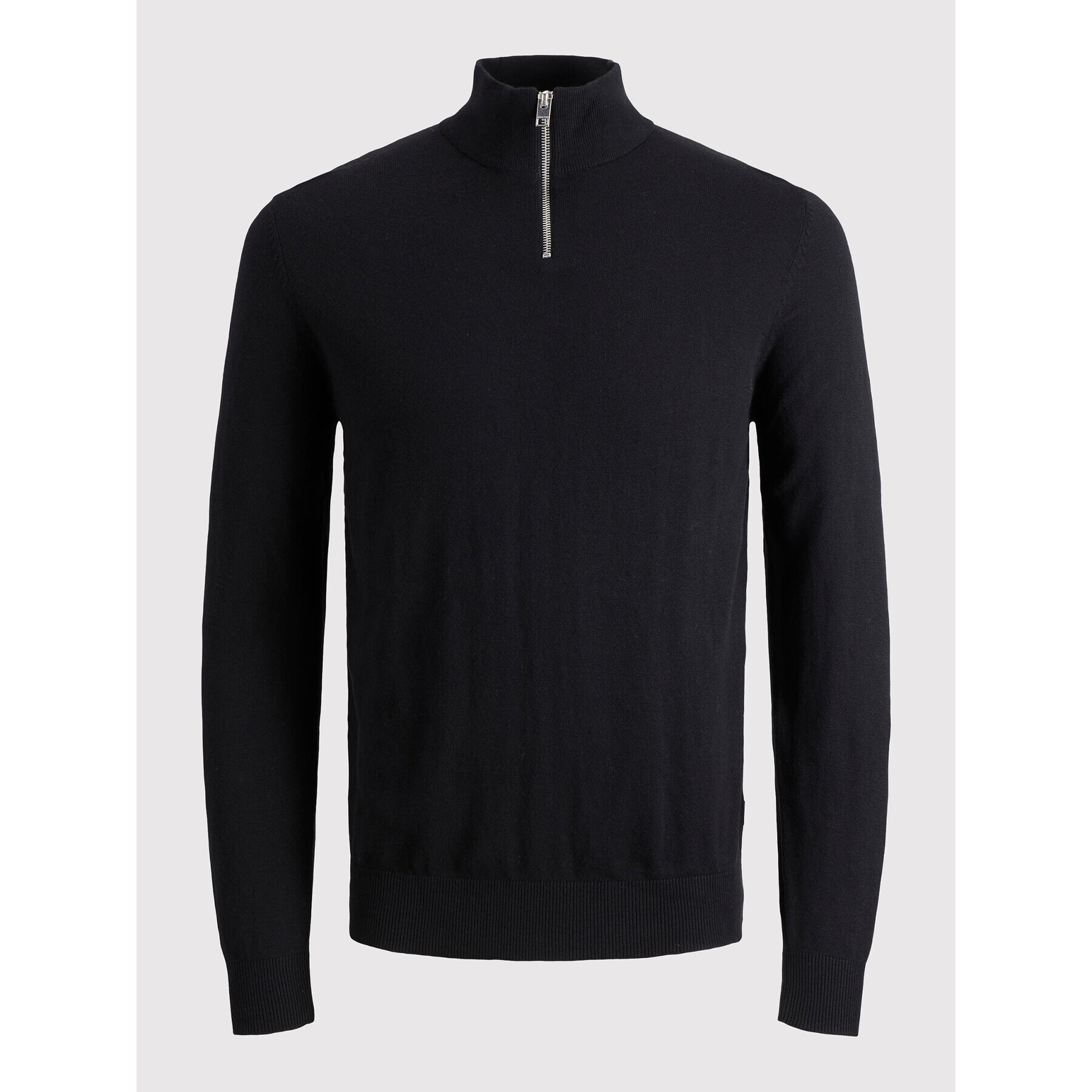 Jack&Jones Пуловер Emil 12189339 Черен Regular Fit - Pepit.bg