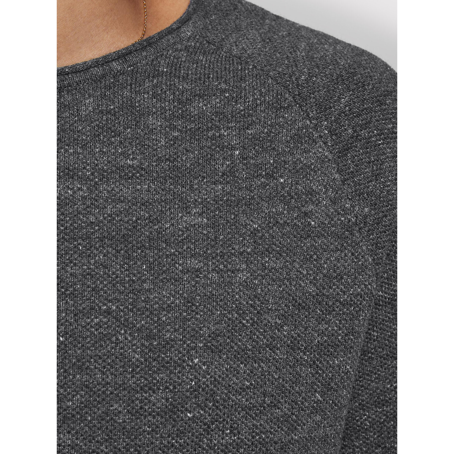 Jack&Jones Пуловер Hill 12157321 Сив Regular Fit - Pepit.bg