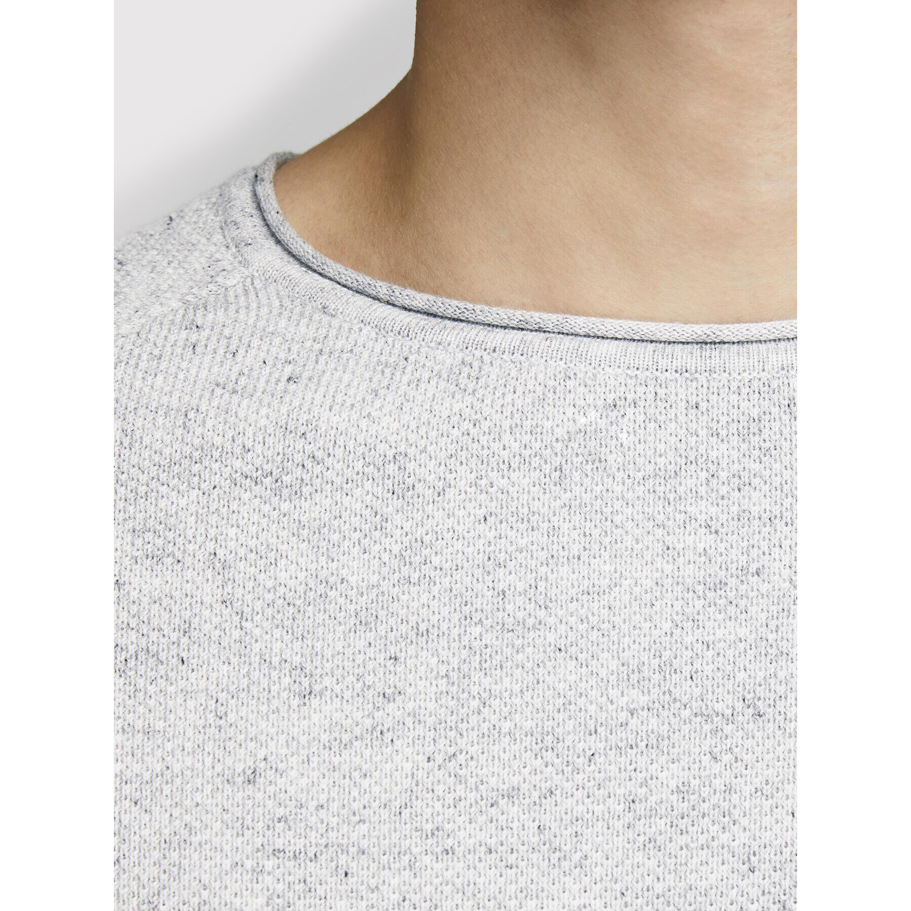 Jack&Jones Пуловер Hill 12157321 Сив Regular Fit - Pepit.bg