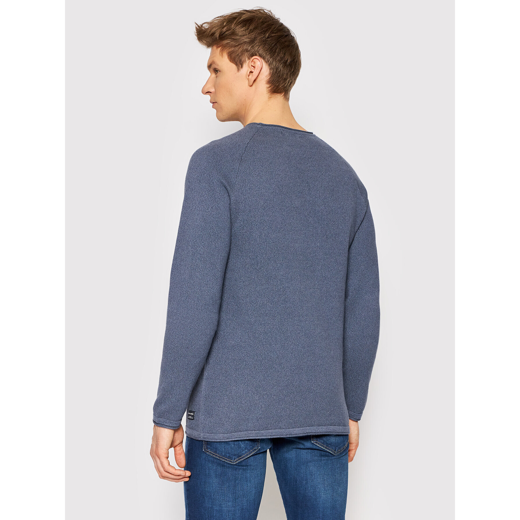 Jack&Jones Пуловер Hill 12157321 Тъмносин Regular Fit - Pepit.bg