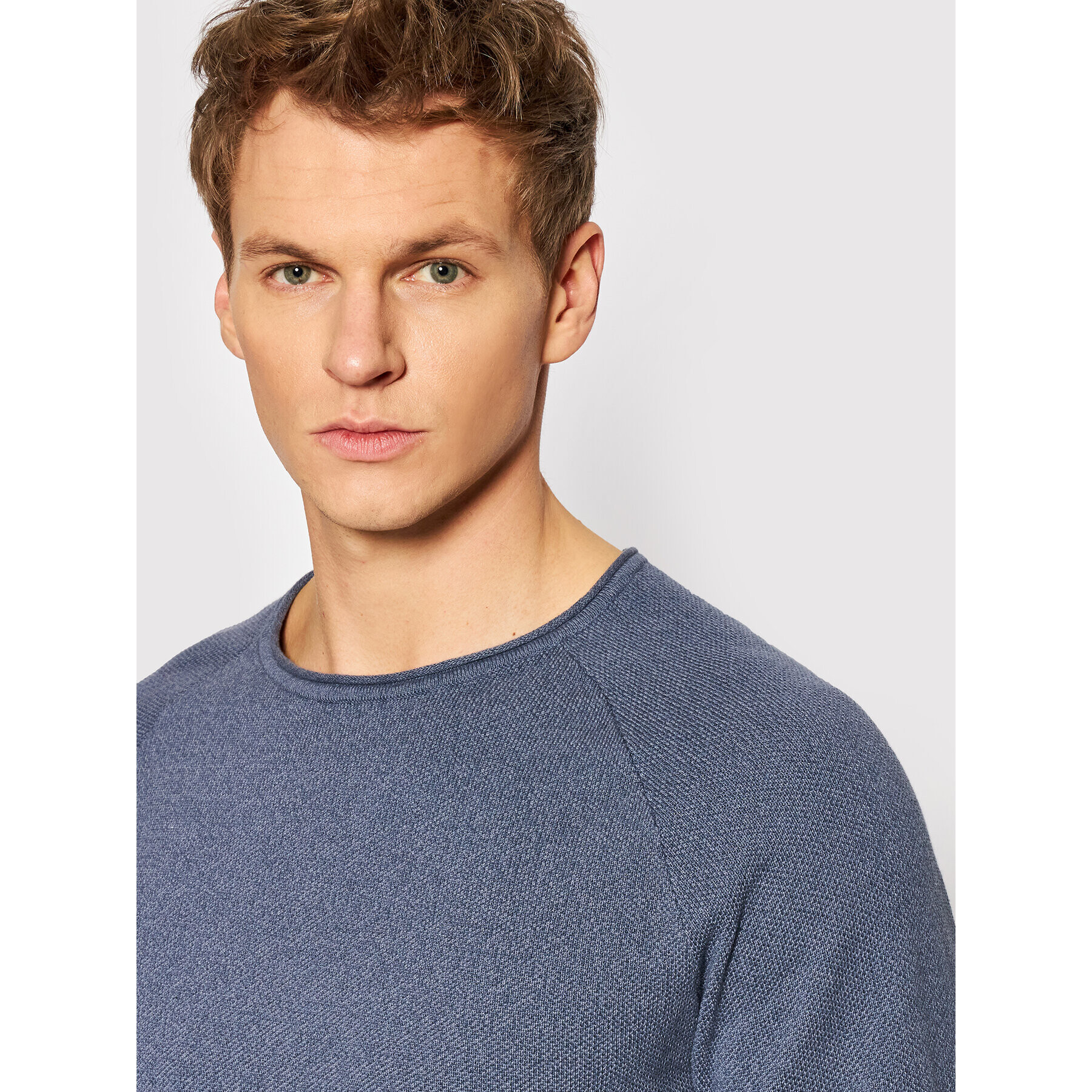 Jack&Jones Пуловер Hill 12157321 Тъмносин Regular Fit - Pepit.bg