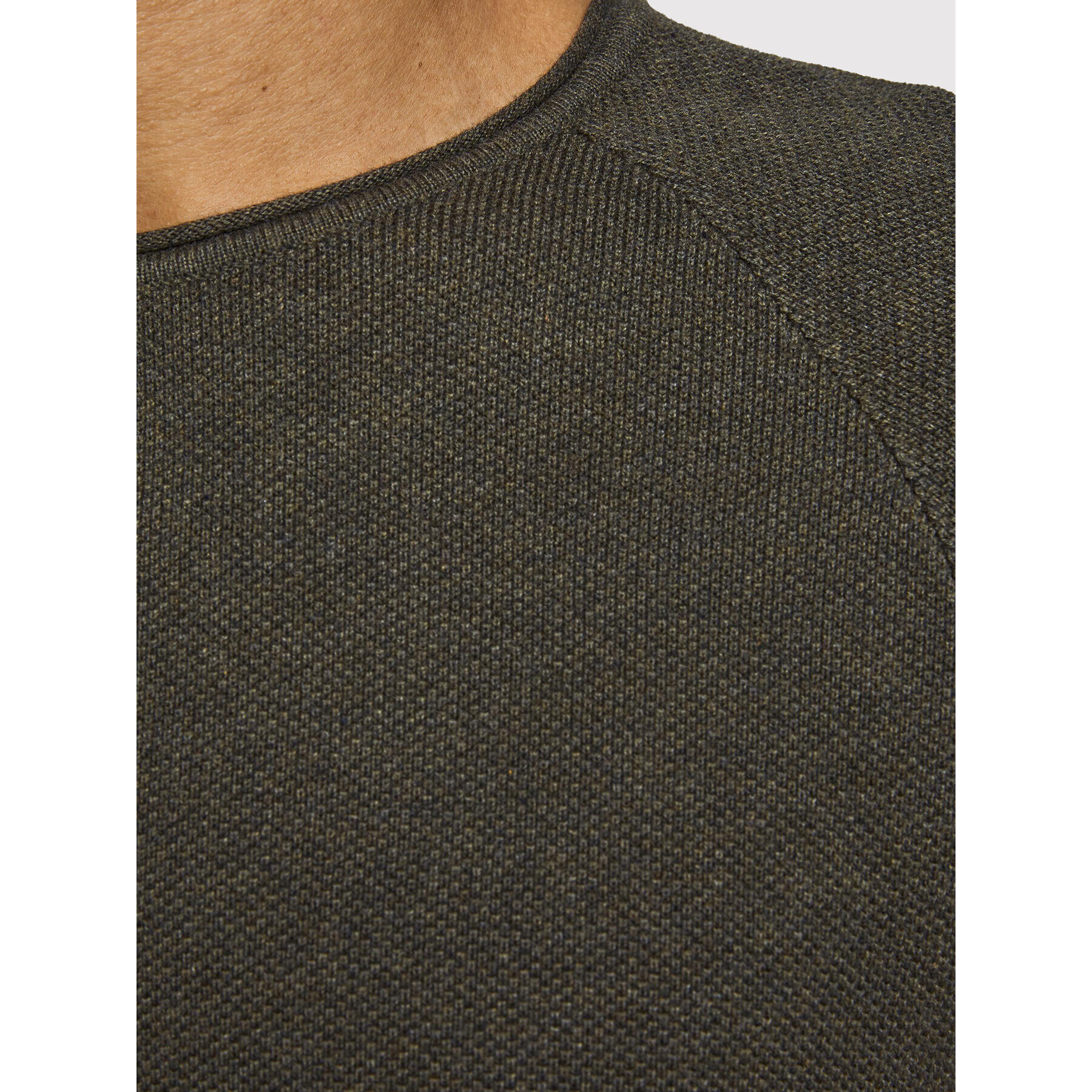 Jack&Jones Пуловер Hill 12157321 Зелен Regular Fit - Pepit.bg