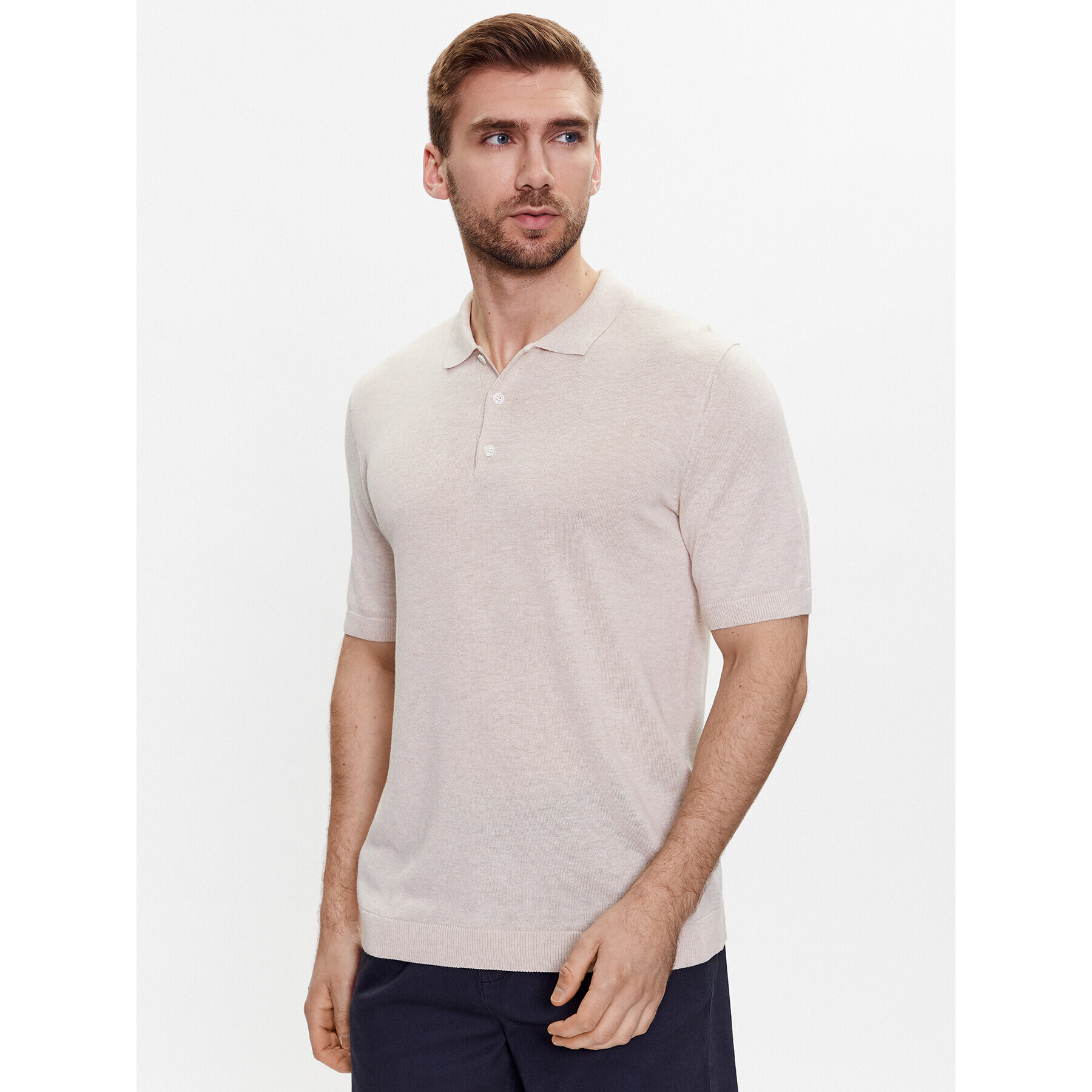 Jack&Jones Пуловер Igor 12229007 Бежов Regular Fit - Pepit.bg