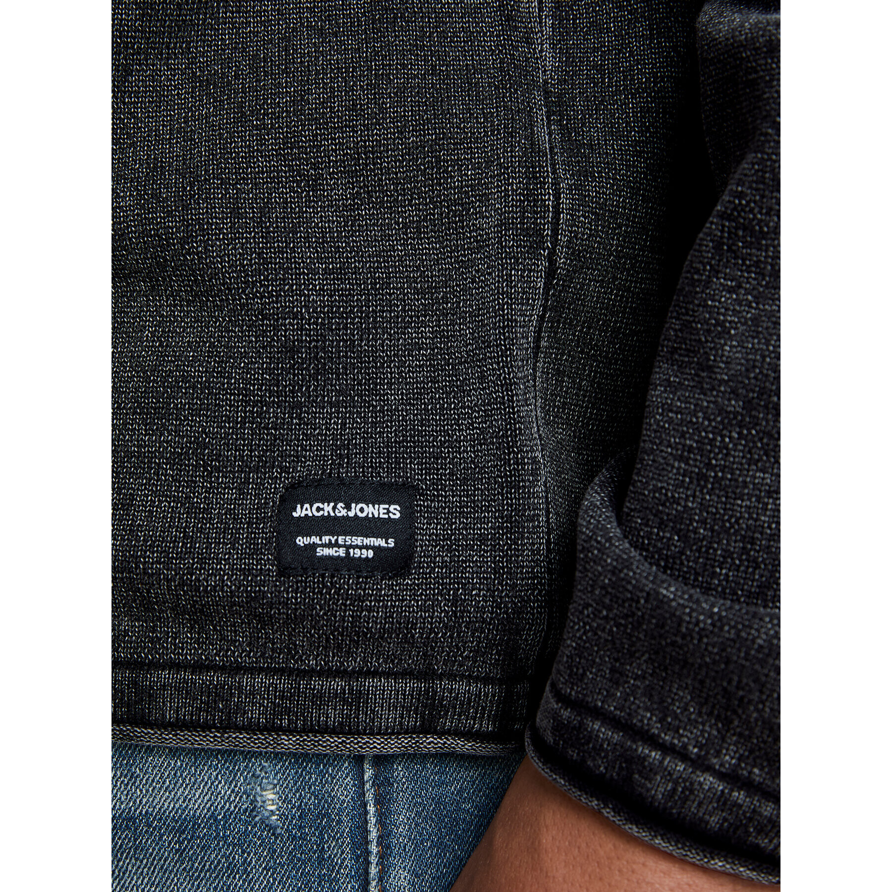 Jack&Jones Пуловер Leo 12174001 Черен Regular Fit - Pepit.bg