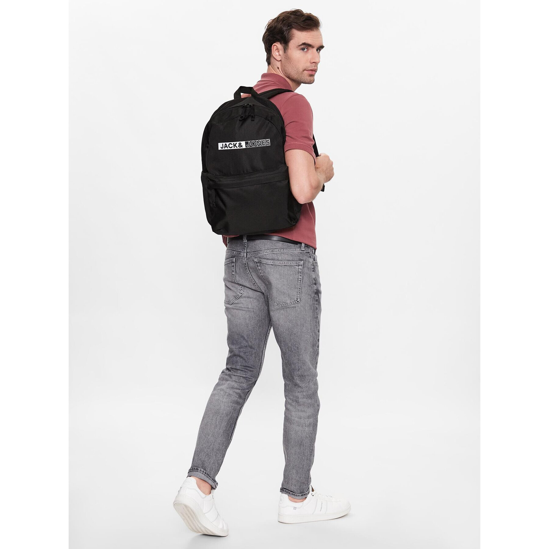Jack&Jones Раница Jacpinkid Backpack 12225170 Черен - Pepit.bg
