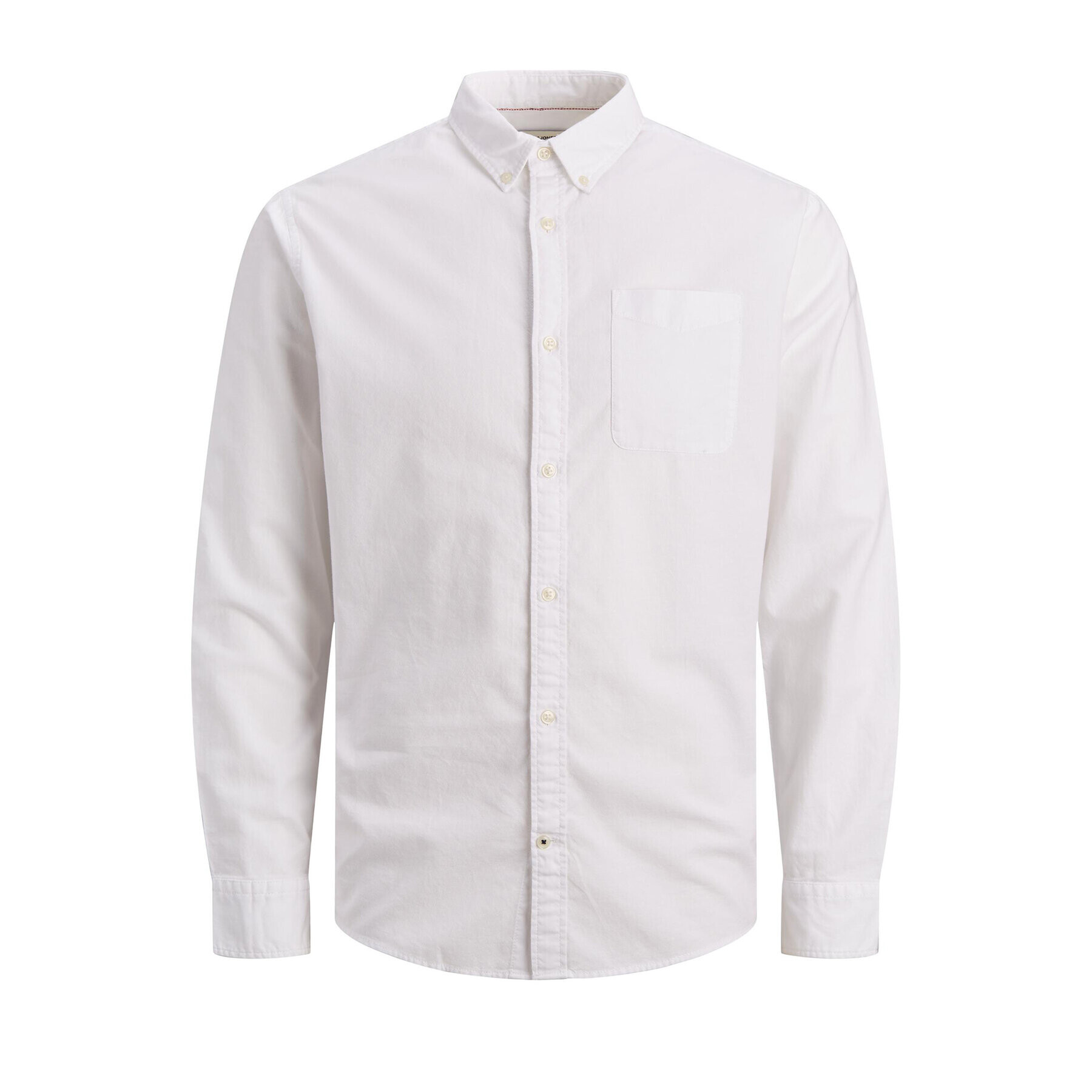 Jack&Jones Риза 12182486 Бял Slim Fit - Pepit.bg