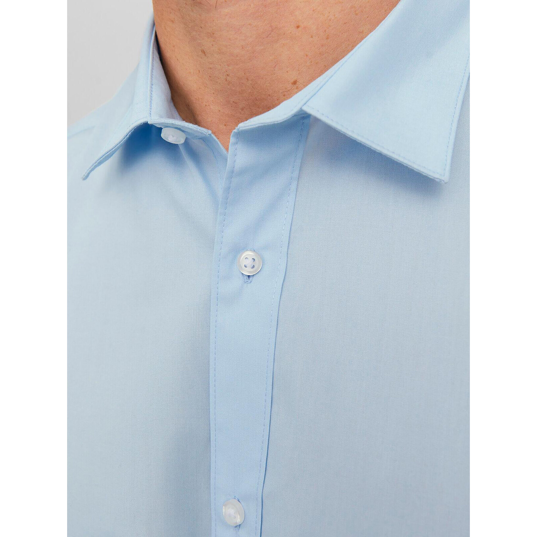 Jack&Jones Риза 12187222 Син Slim Fit - Pepit.bg