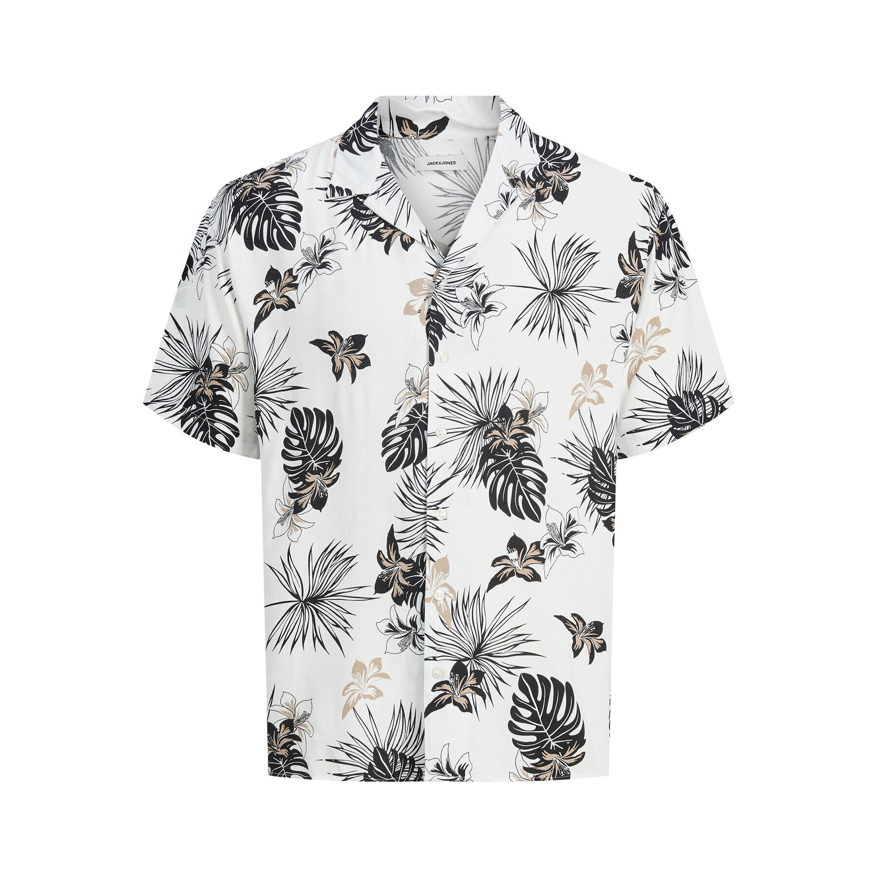 Jack&Jones Риза Irwin 12222959 Бял Relaxed Fit - Pepit.bg