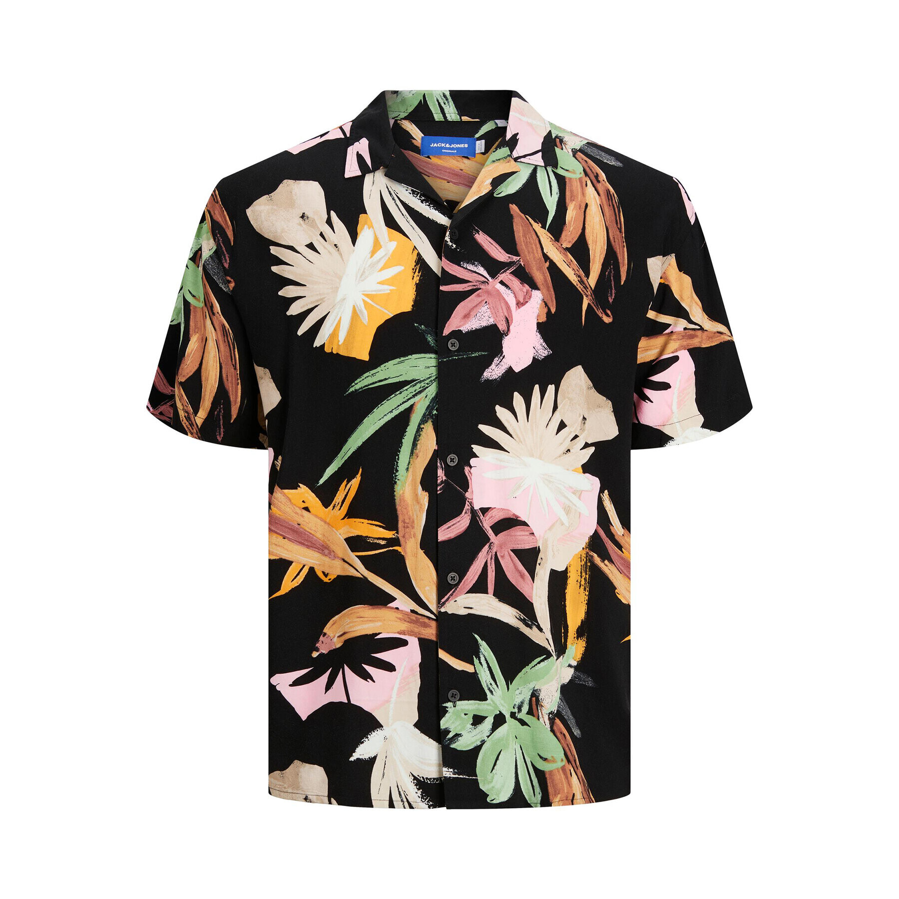 Jack&Jones Риза Noah 12227632 Черен Relaxed Fit - Pepit.bg
