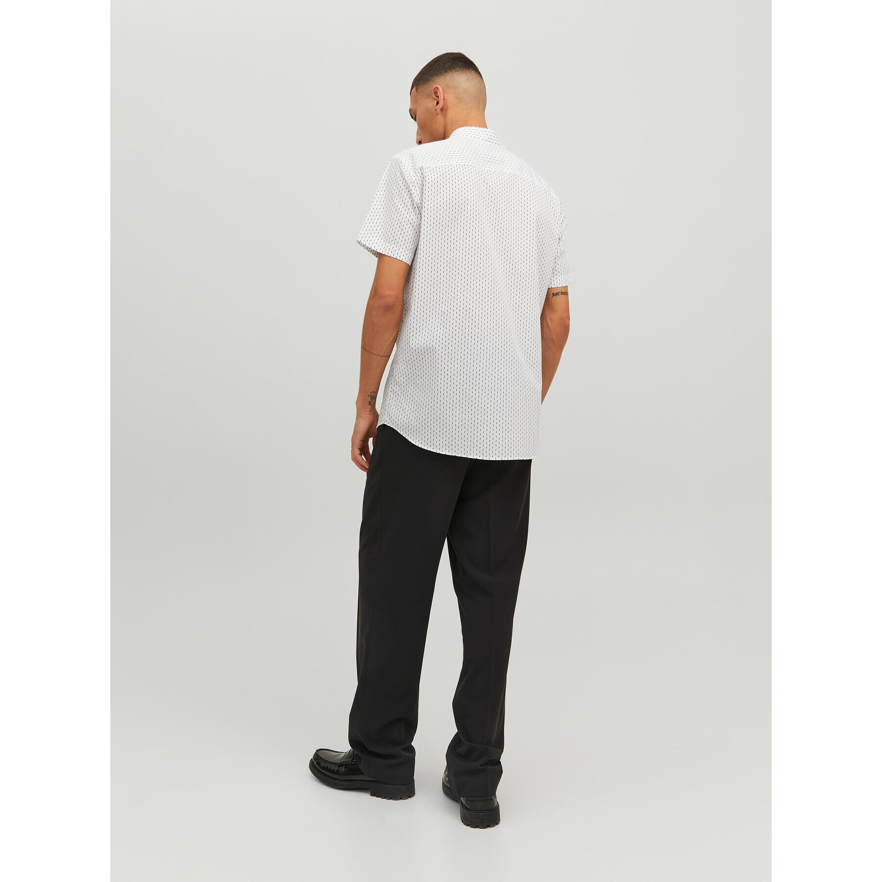 Jack&Jones Риза Cardiff 12231865 Бял Slim Fit - Pepit.bg
