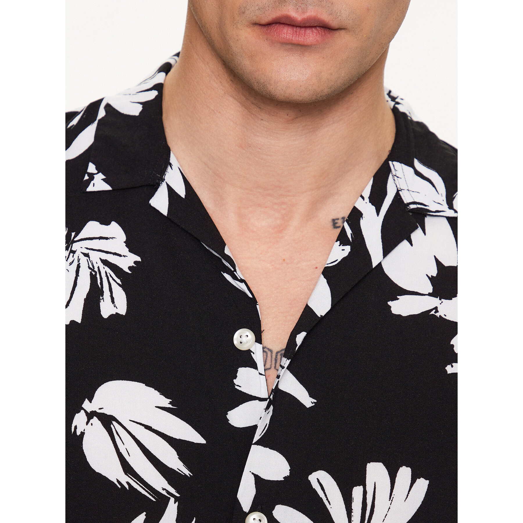 Jack&Jones Риза Luke 12233536 Черен Relaxed Fit - Pepit.bg
