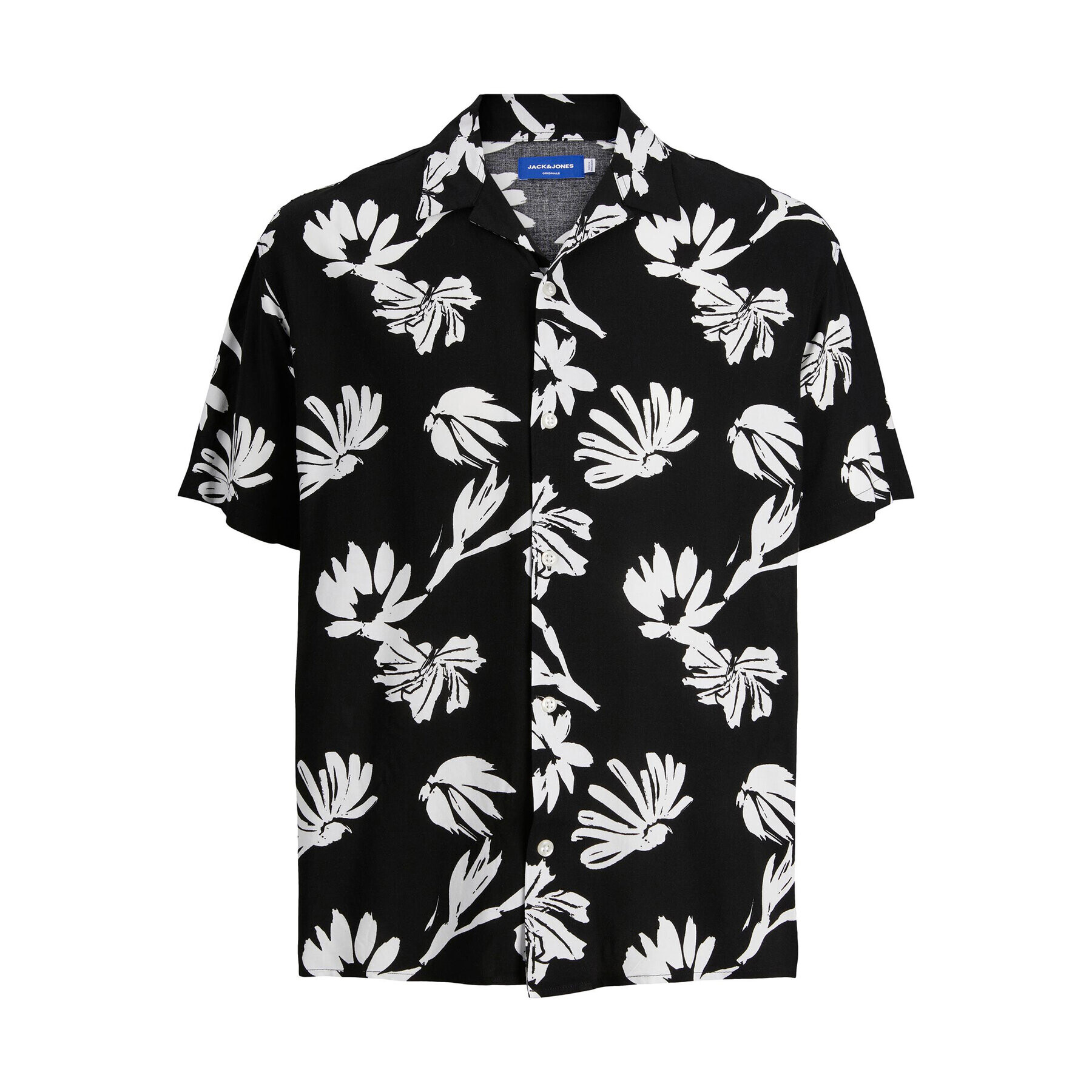 Jack&Jones Риза Luke 12233536 Черен Relaxed Fit - Pepit.bg
