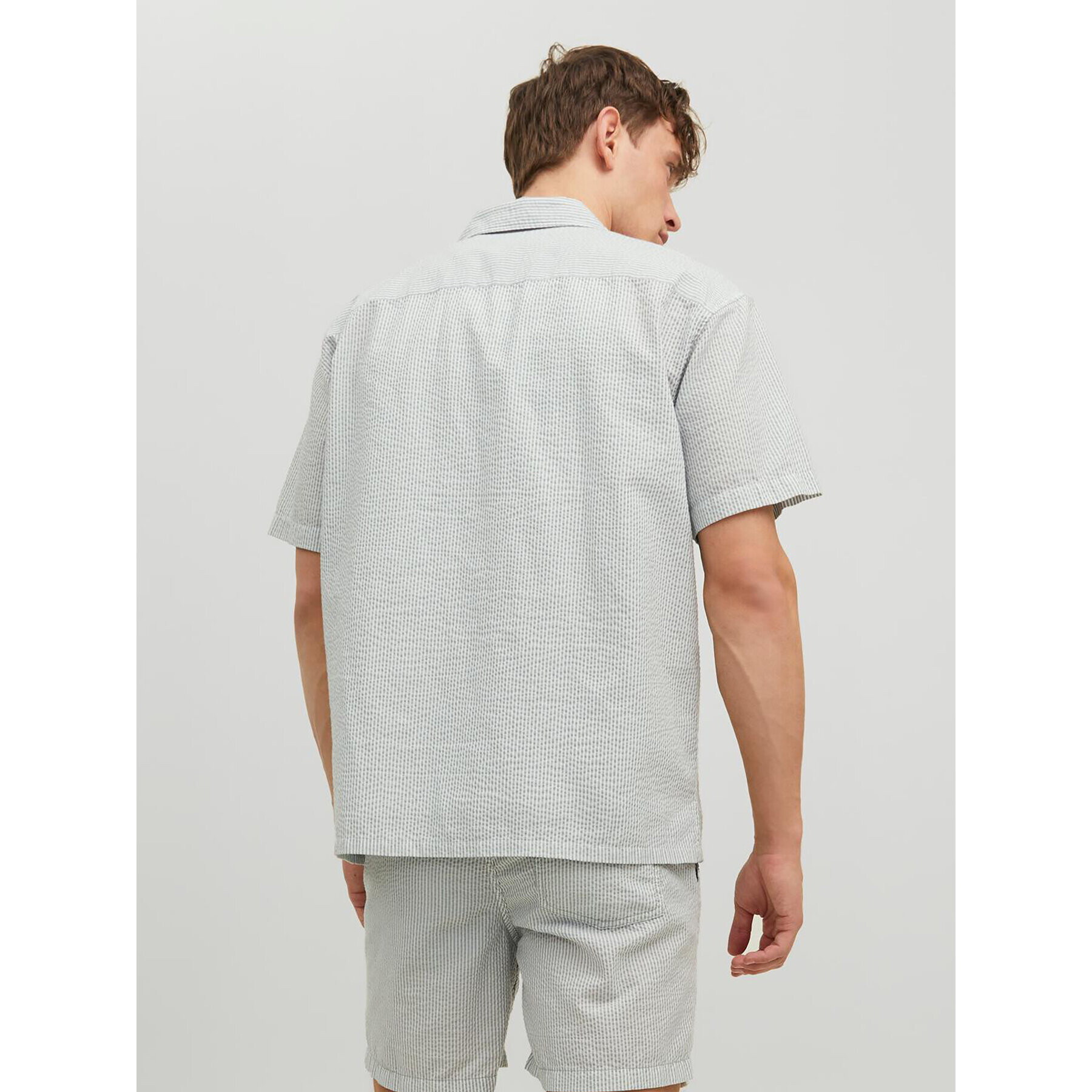 Jack&Jones Риза Palma 12233548 Сив Relaxed Fit - Pepit.bg