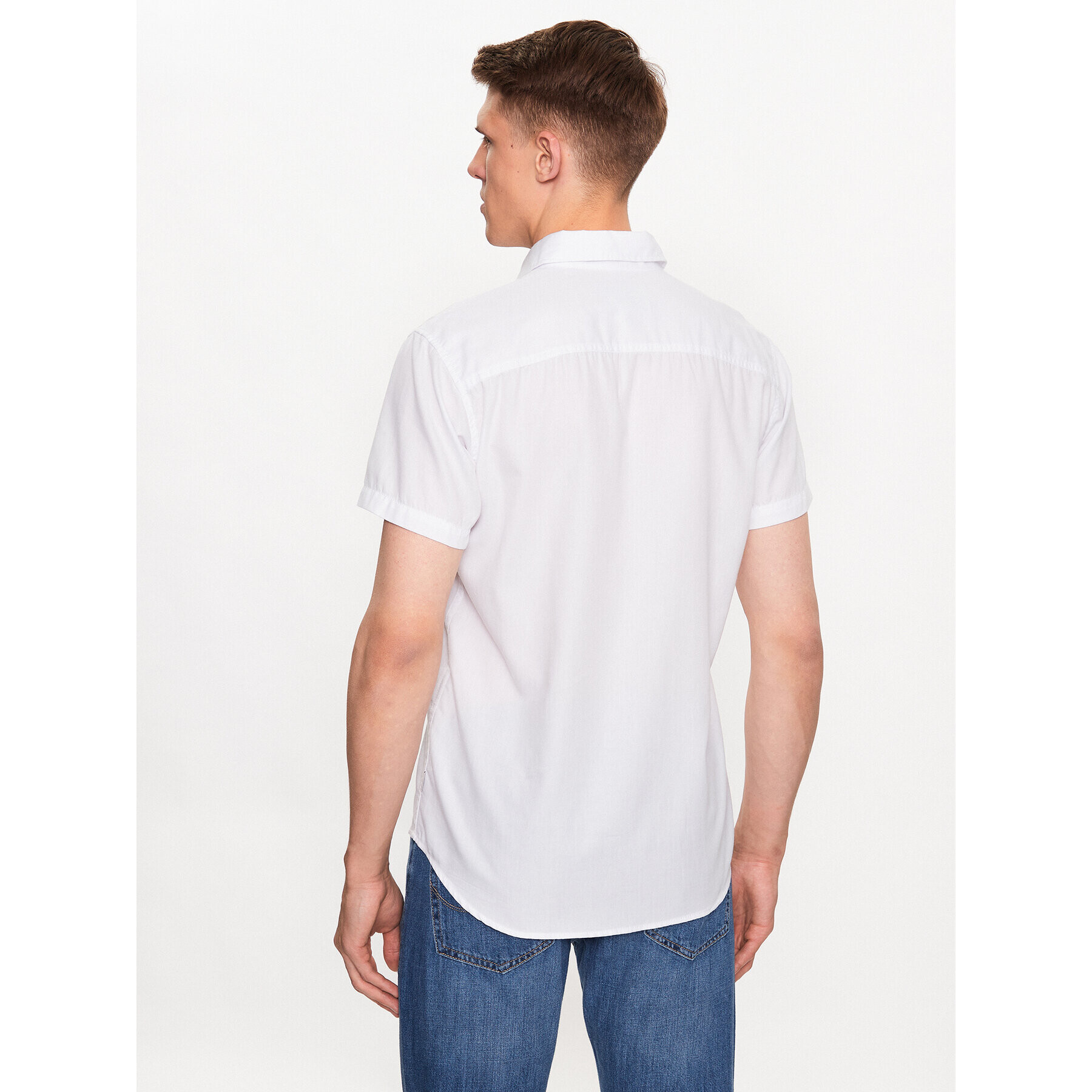 Jack&Jones Риза Energy 12234180 Бял Slim Fit - Pepit.bg