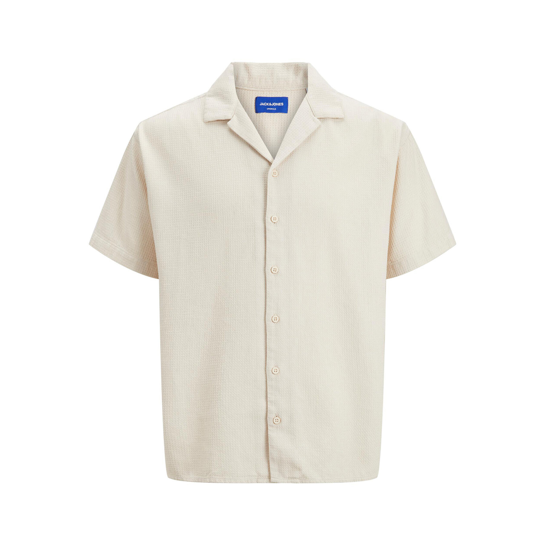 Jack&Jones Риза Caleb 12235475 Бежов Relaxed Fit - Pepit.bg