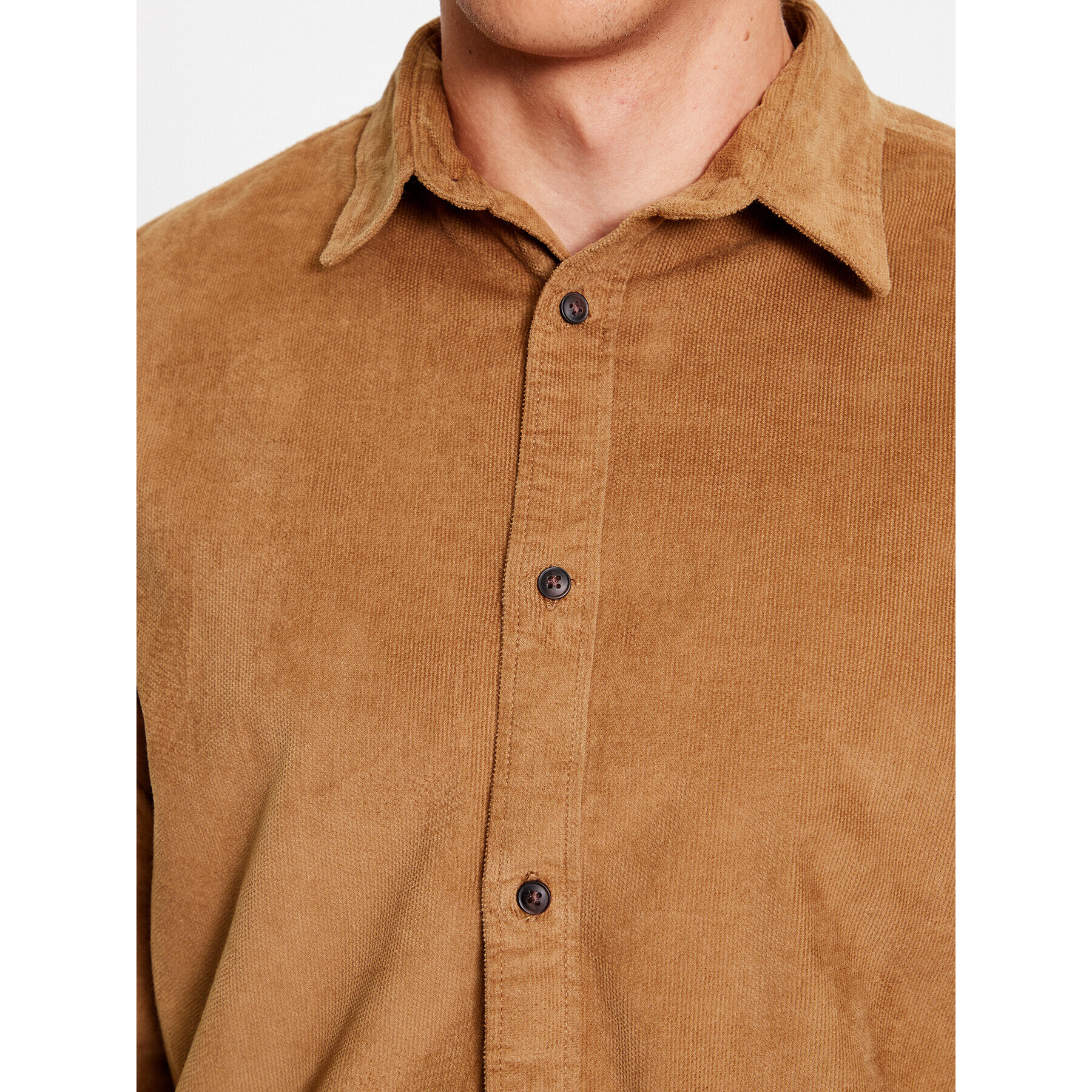 Jack&Jones Риза 12236937 Бежов Slim Fit - Pepit.bg