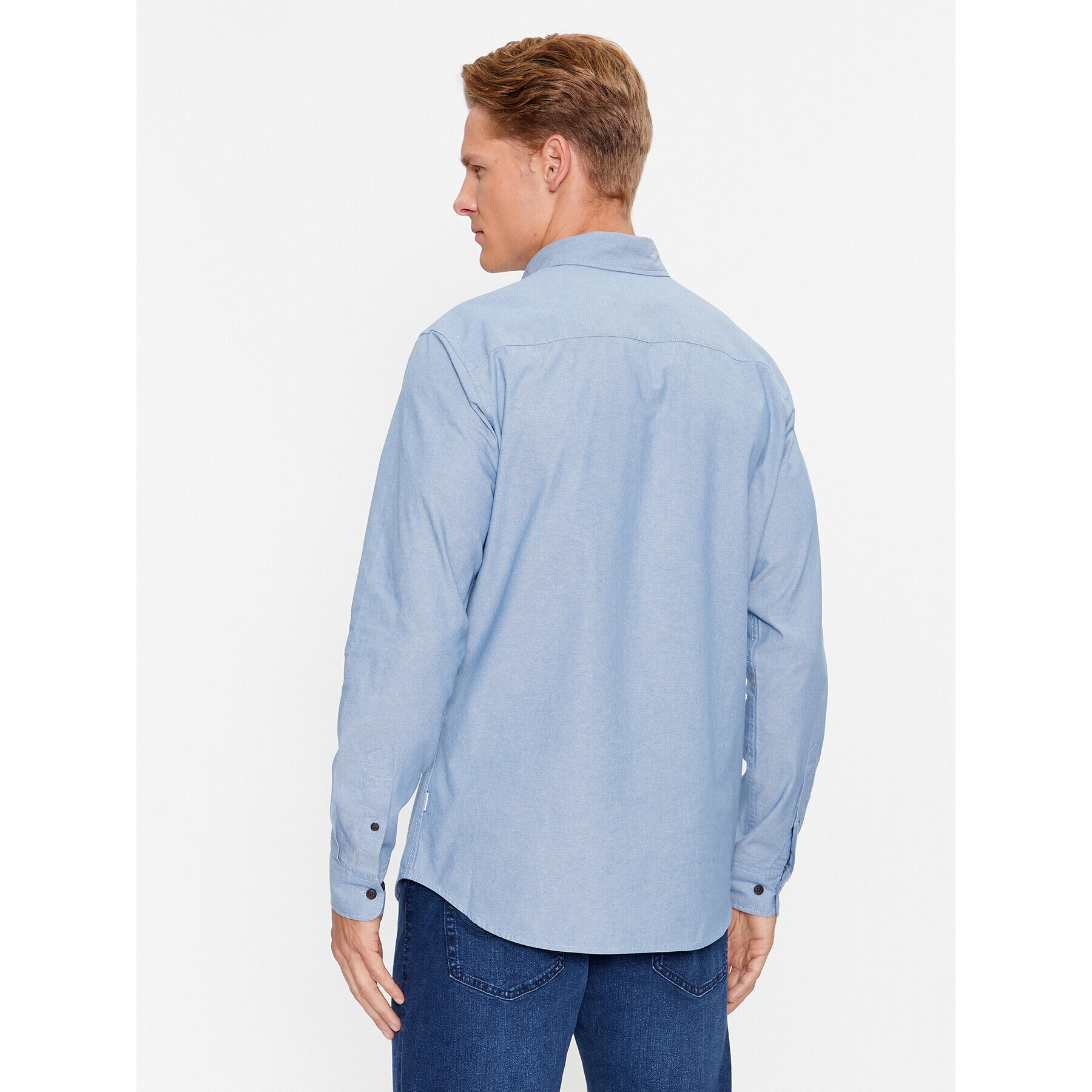 Jack&Jones Риза 12237287 Син Slim Fit - Pepit.bg