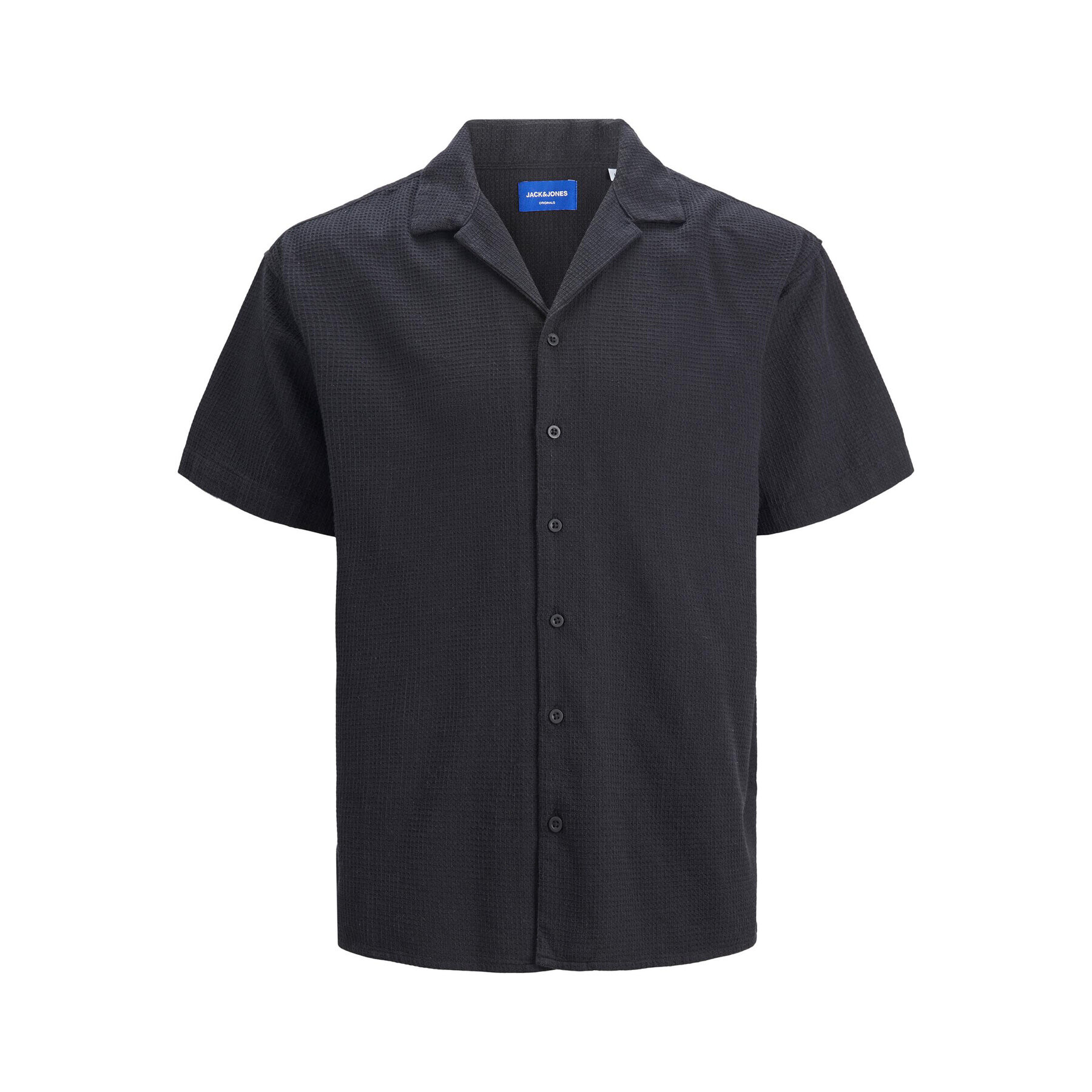 Jack&Jones Риза Caleb 12235475 Черен Relaxed Fit - Pepit.bg