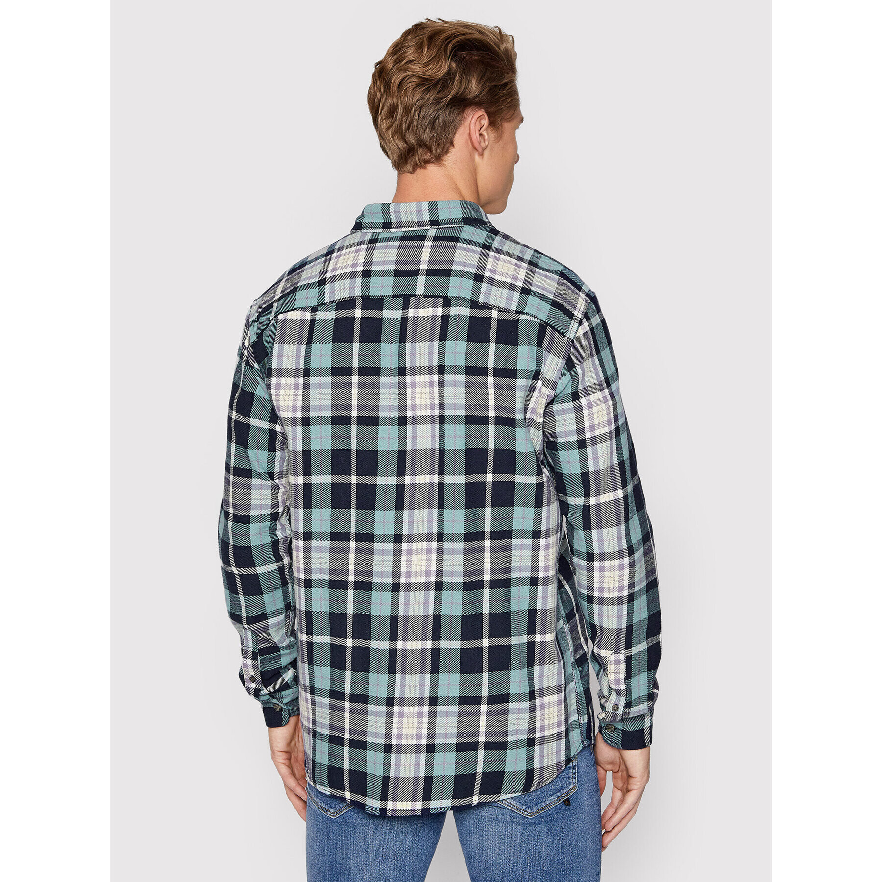 Jack&Jones Риза Connor 12195962 Син Oversize - Pepit.bg